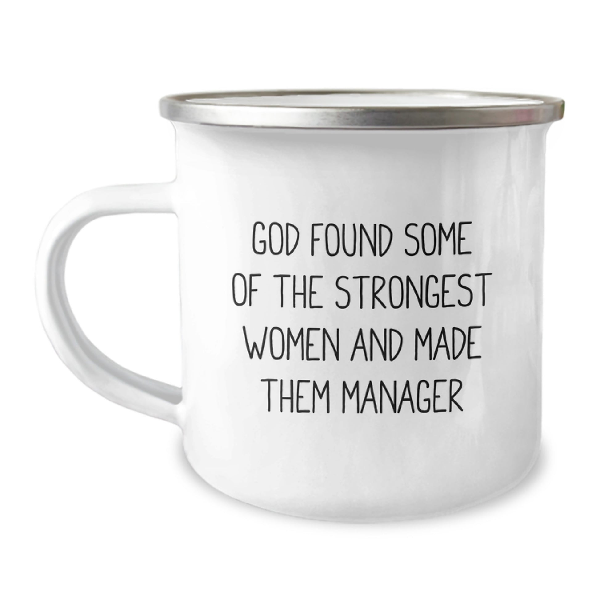 Funny Manager Gifts from Friends, Manager Camping Mug with Inspirational Quote, Birthday Unique Gifts for Her Him - Image 1