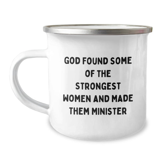 Funny Minister Gifts from Family to Friends - Camping Mug for Christmas Unique Presents - Image 1