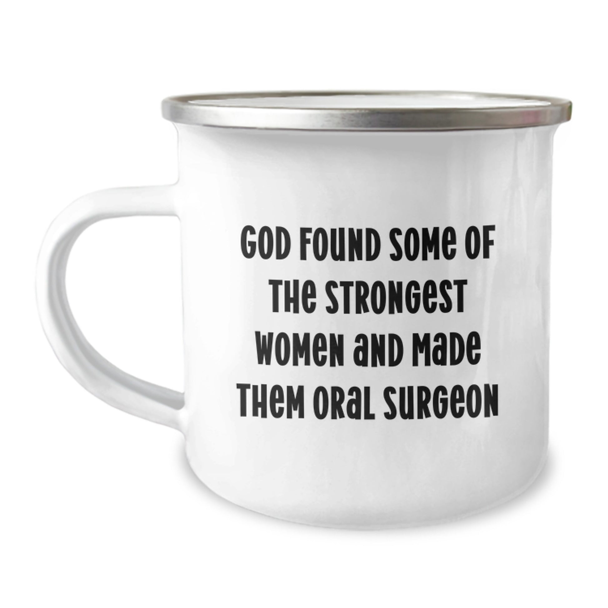 Funny Oral Surgeon Gifts from Family, Unique Camping Mug for Oral Surgeon Women, Inspirational Quote Christmas Unique Gifts - Image 1