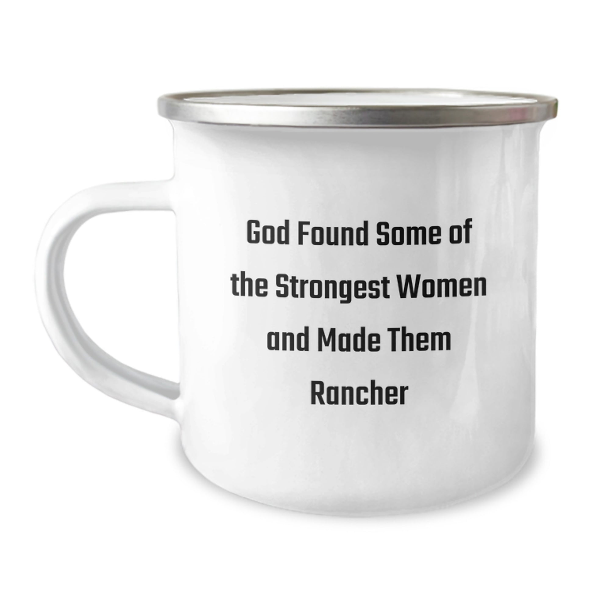 Funny Rancher Gifts from Men, Inspirational Camping Mug for Women, Unique Christmas Memorable Presents for Rancher Lovers - Image 1