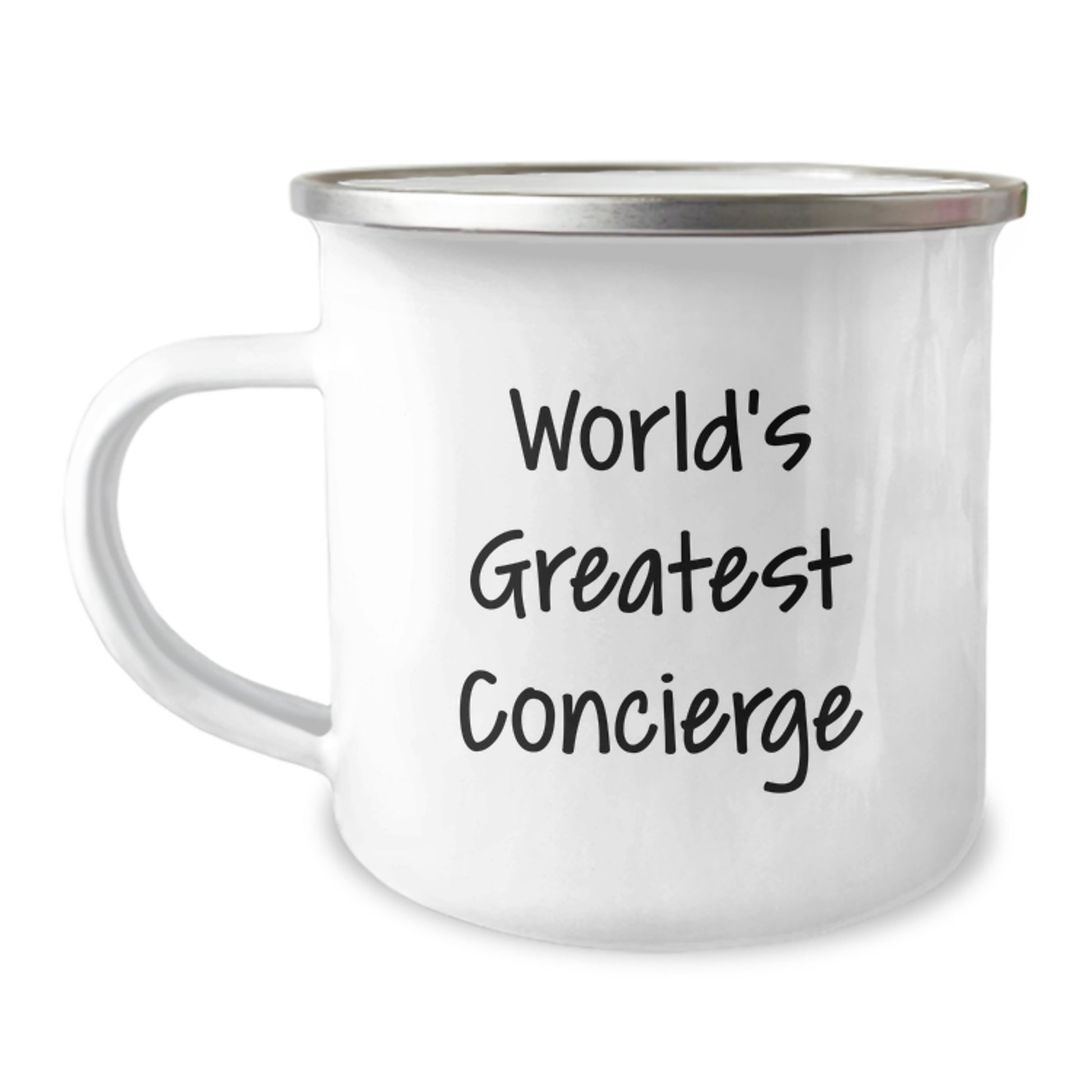 Funny World's Greatest Concierge Gifts for Men, Unique Camping Mug Gifts from Friends for Graduation - Image 1