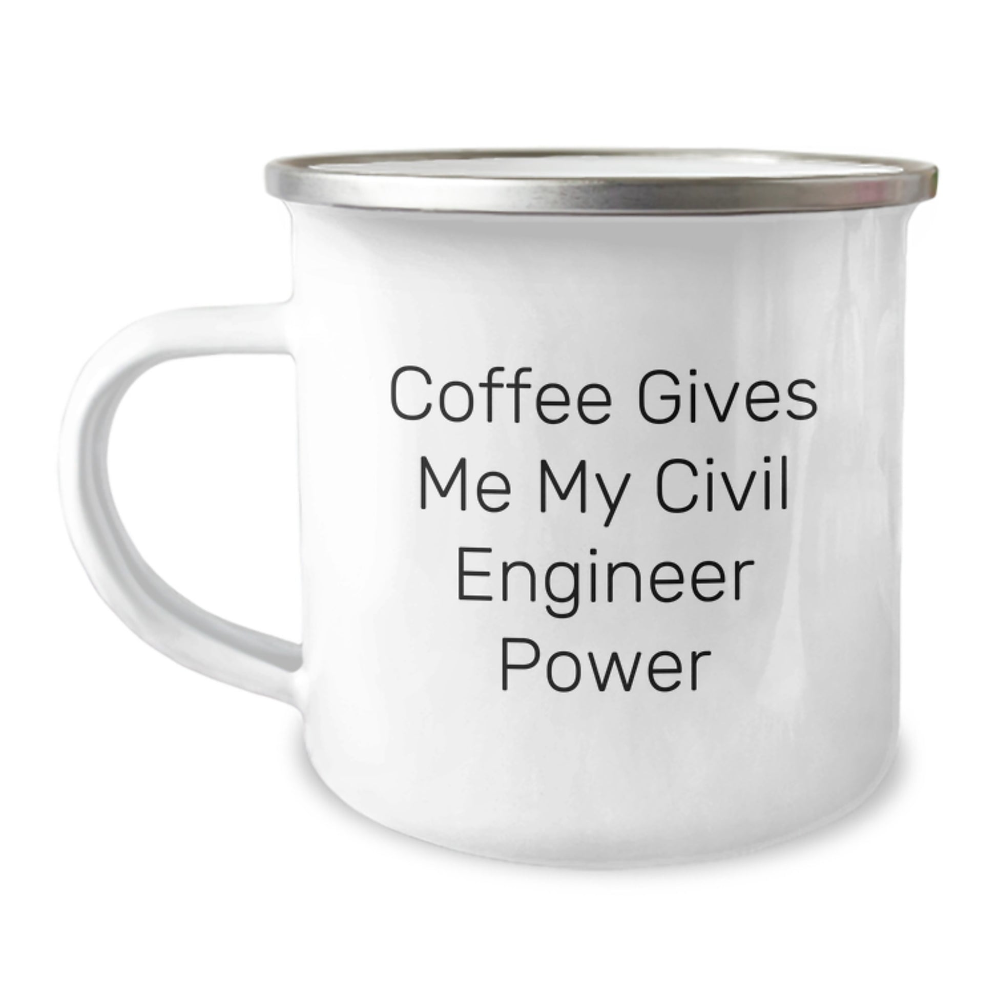 Civil Engineer Gifts, Funny Quote, Camping Mug for Graduation from Friends - Image 1