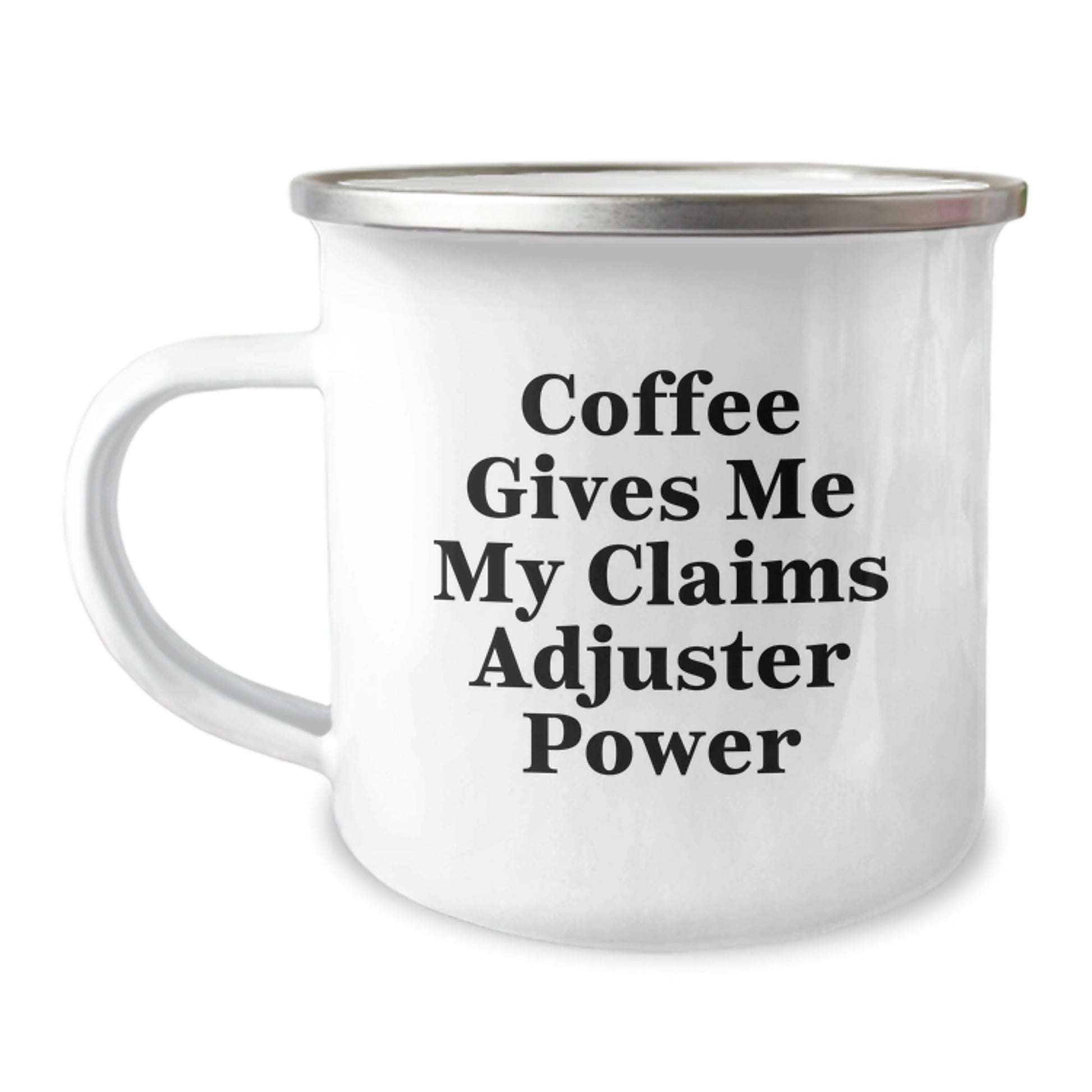Funny Claims Adjuster Christmas Unique Gifts from Friends - Gifts for Claims Adjuster Men Funny Mugs - Coffee Gives Me My Power - Image 1