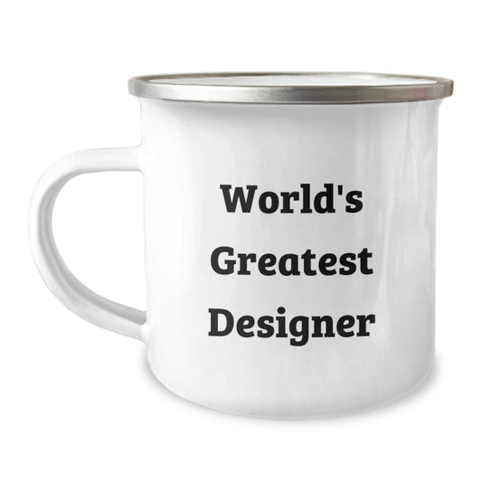 Funny World's Greatest Designer Gifts for Men, Unique Camping Mug, Father's Day Unique Gifts from Family - Image 1