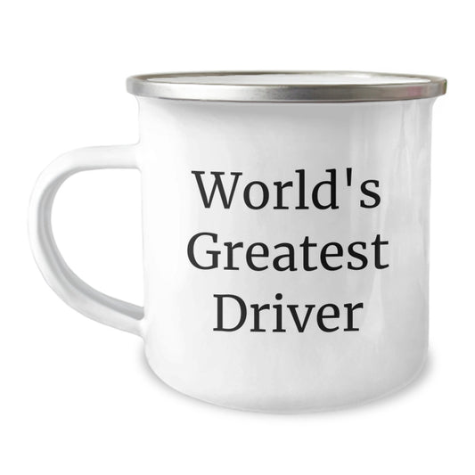 Gifts from Men for the World's Greatest Driver Mom on Mother's Day - Funny Driver Camping Mug - Image 1