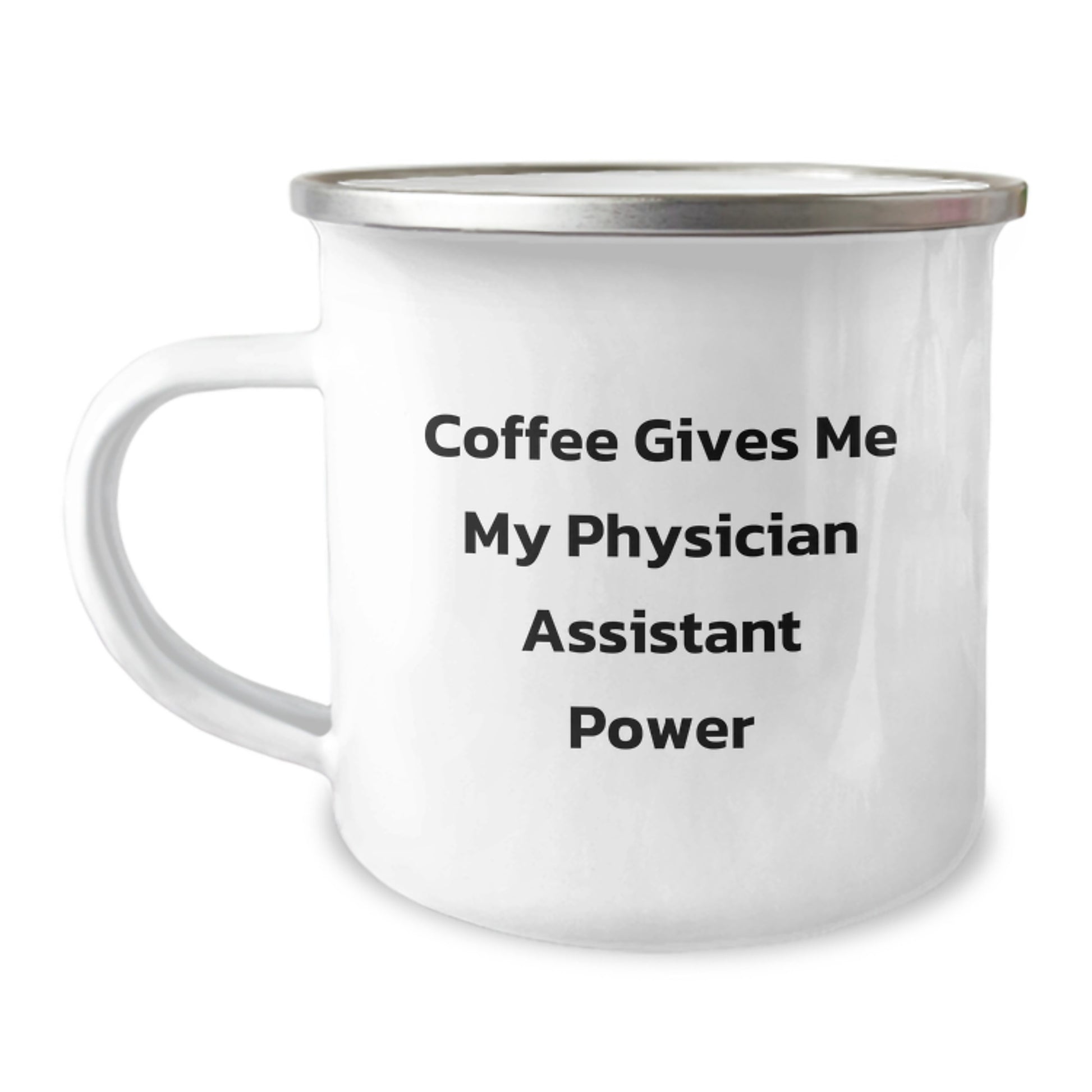 Gifts from Friends and Family for the New Physician Assistant - Funny Coffee Lovers Camping Mug for Graduation Unique Gifts - Image 1