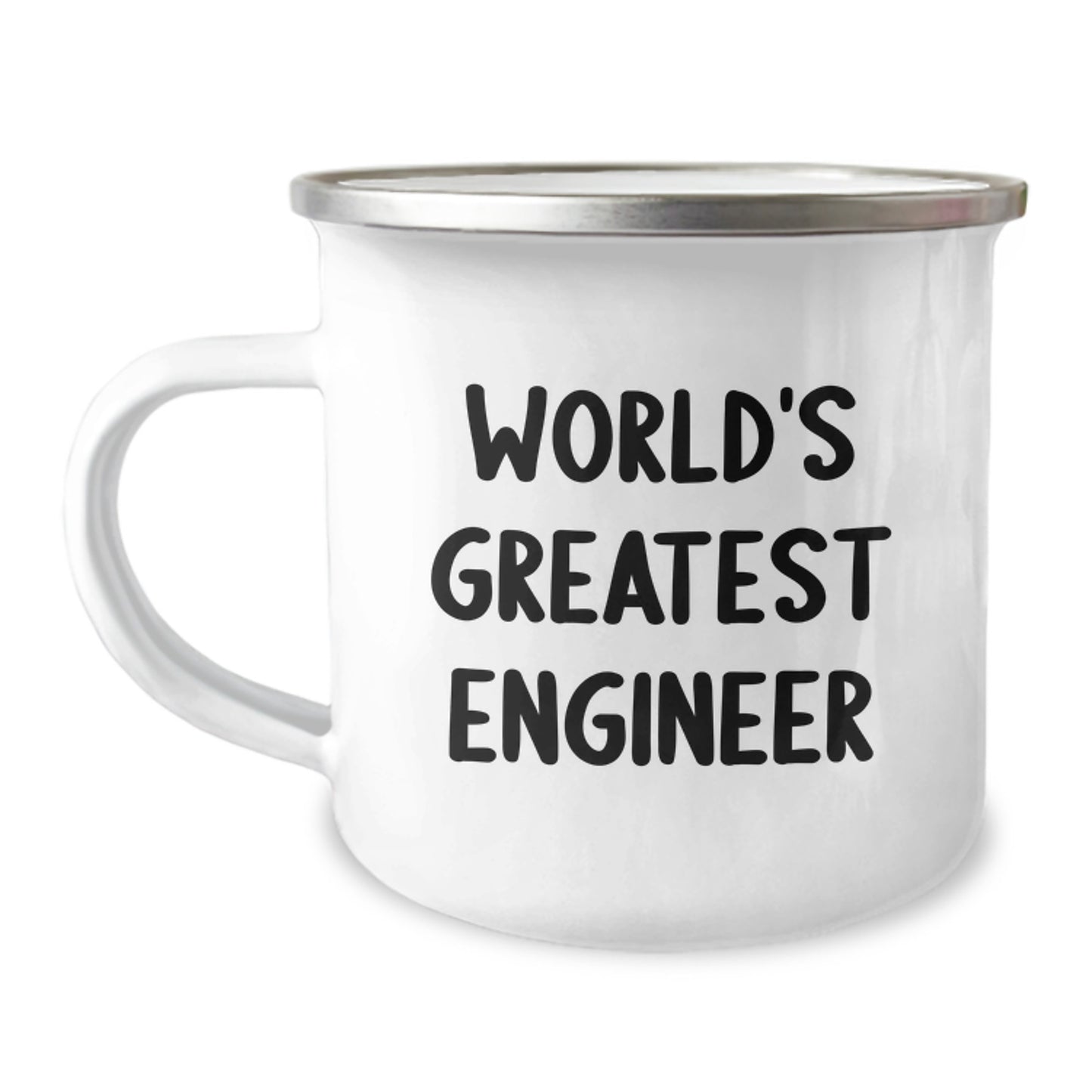Funny Engineer Gifts for Mom World's Greatest Engineer Camping Mug, Unique Mother's Day Unique Gifts from Family to Mom, Funny Engineer Mug 12 oz Stainless Steel - Image 1