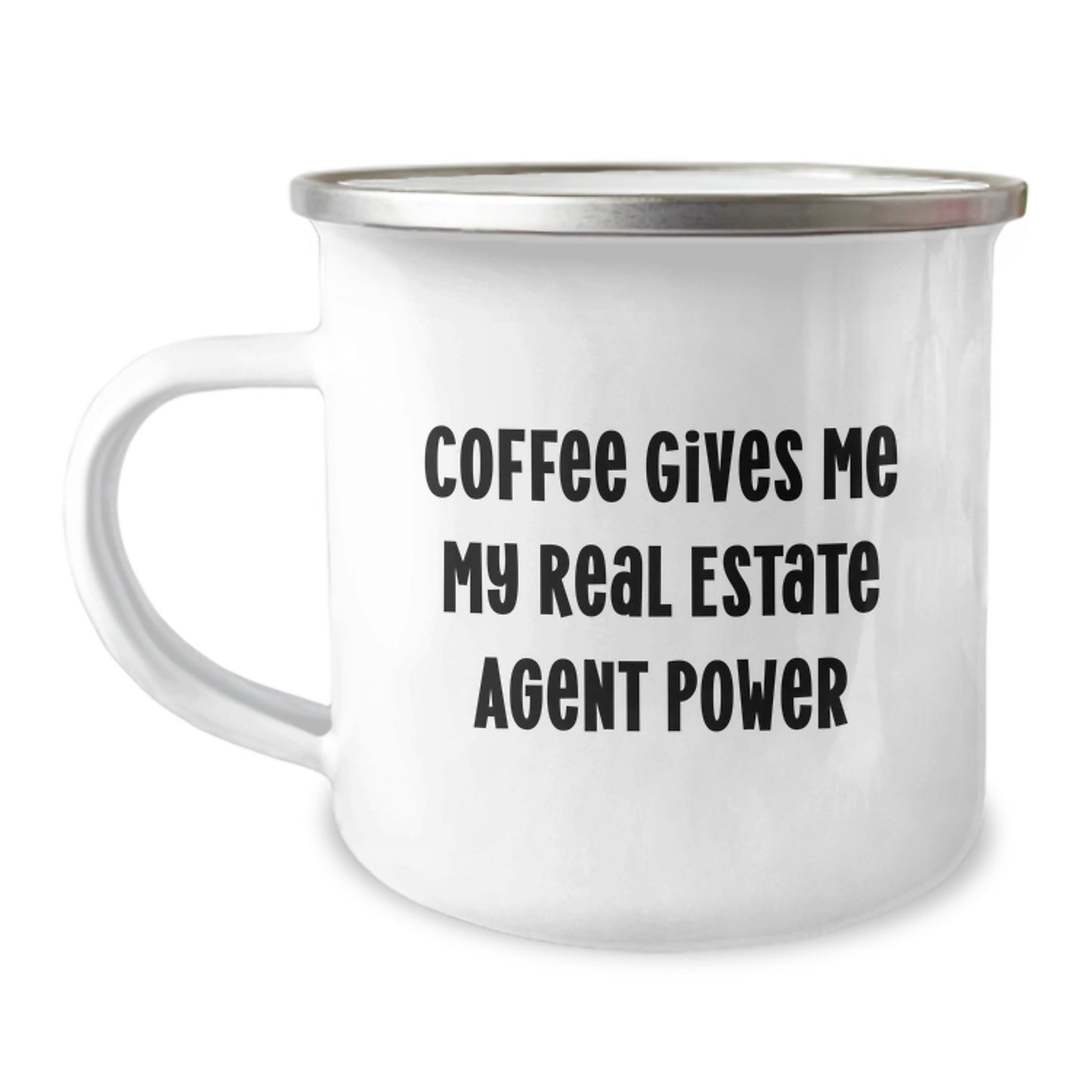 Funny Real Estate Agent Gifts from Friends - Camping Mug Christmas Unique Presents for Real Estate Agent Men - Image 1