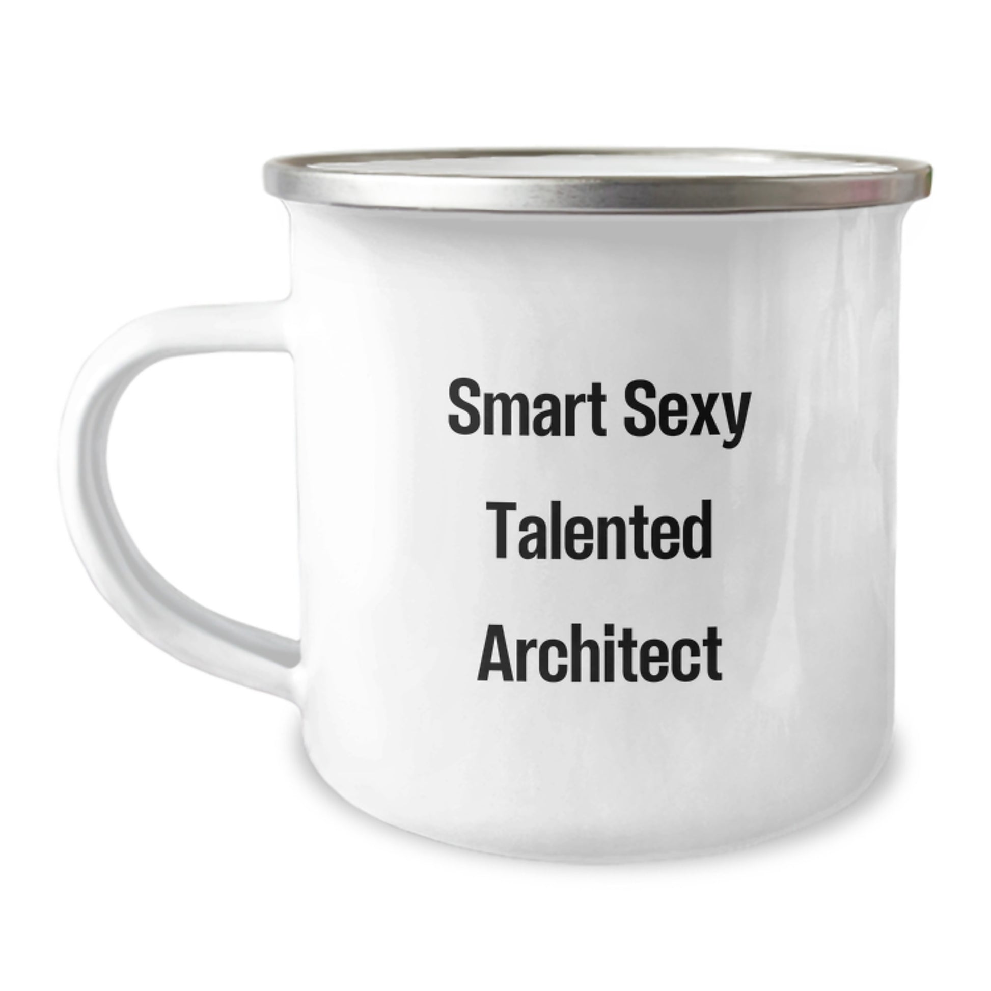Smart Sexy Talented Architect Graduation Unique Gifts for Men Camping Mug from Friends - Image 1