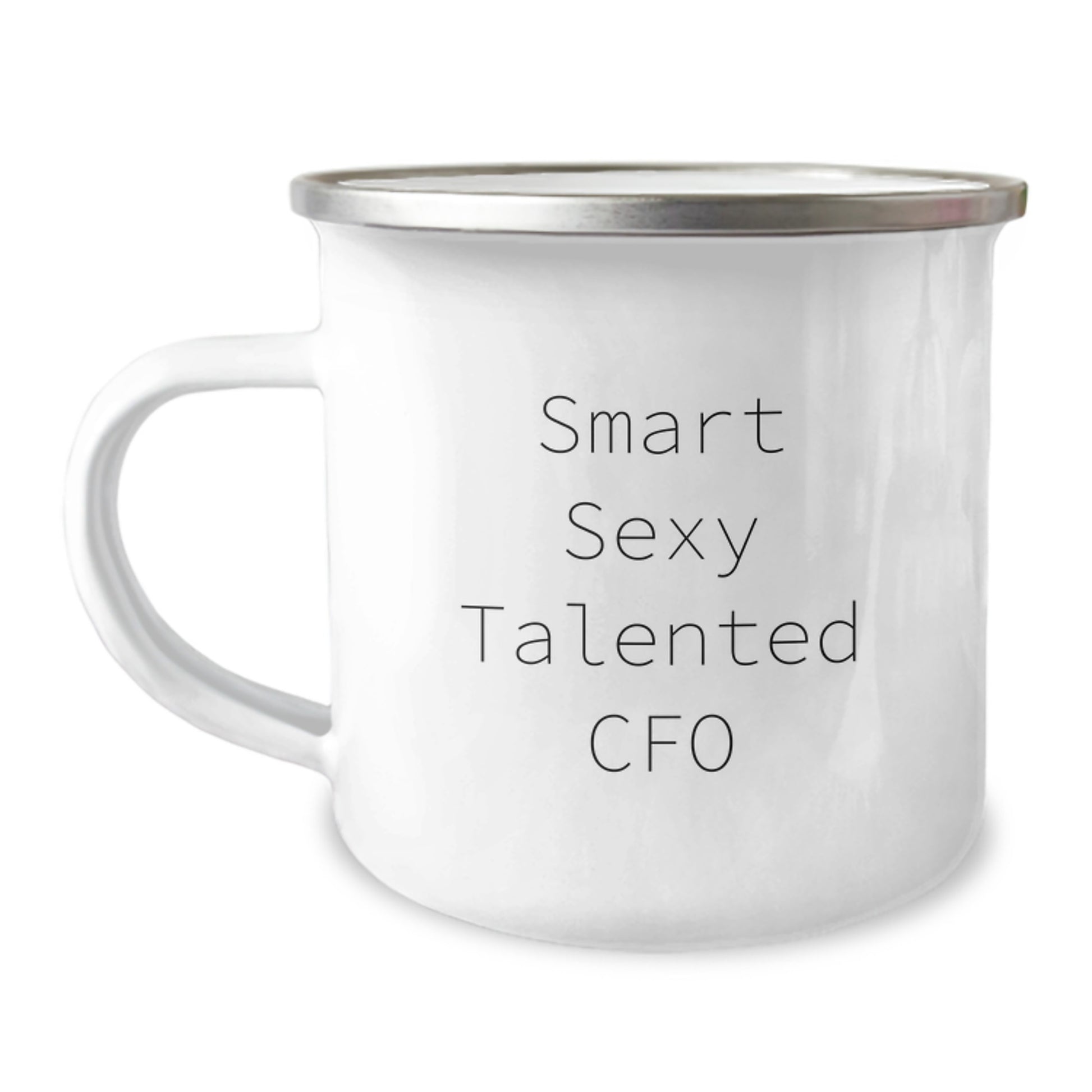 Funny CFO Gifts for Him, Smart Sexy Talented CFO Christmas Unique Gifts from Friends - Camping Mug - Image 1