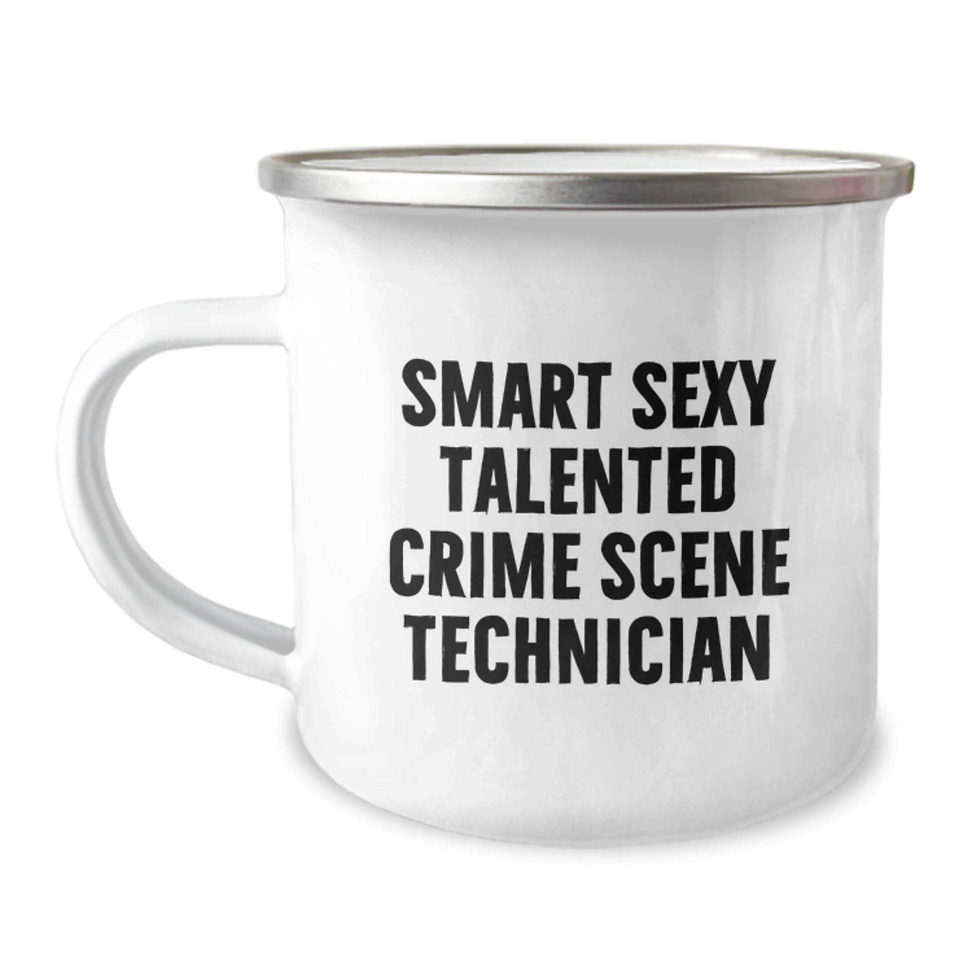 Funny Crime Scene Technician Gifts for Men, Women, Friends - Smart Sexy Talented Crime Scene Technician Camping Mug, Perfect Graduation Unique Gifts from Family - Image 1