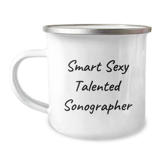 Smart Sexy Talented Sonographer Gifts for Men Women Friends Coworkers Family - Funny Camping Mug for Graduation - Image 1