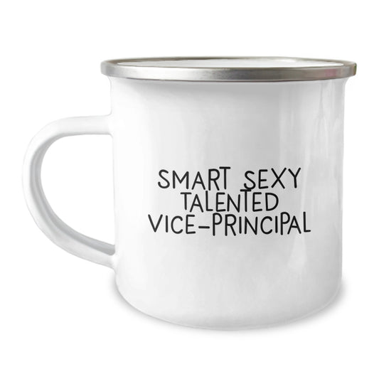 Funny Vice-principal Gifts from Friends, Smart and Sexy Vice-principal Birthday Unique Gifts, Vice-principal Camping Mug for Vice-principal Lover - Image 1