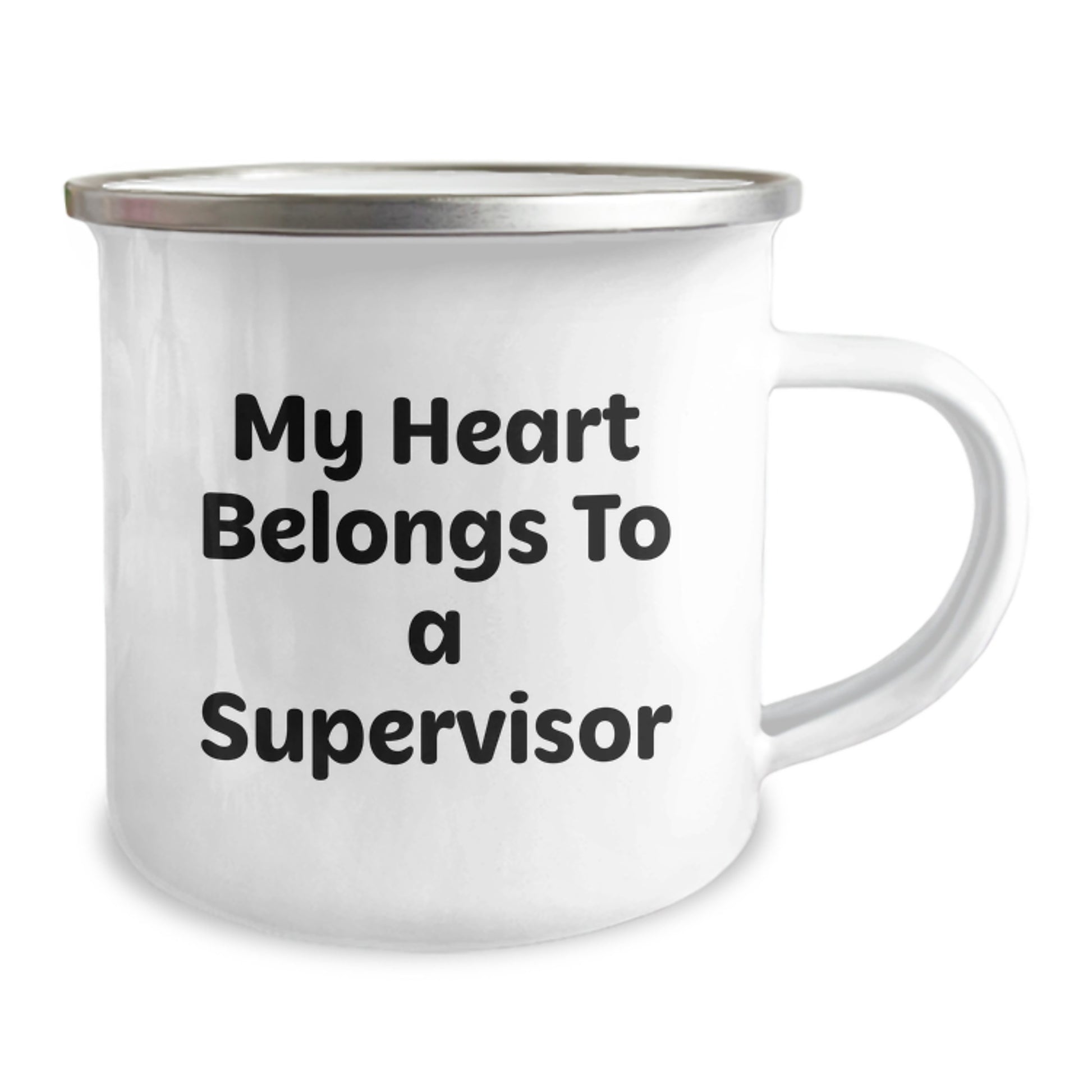 Funny Supervisor Gifts from Men, My Heart Belongs To A Supervisor Inspirational Christmas Unique Gifts for Supervisor - Image 2
