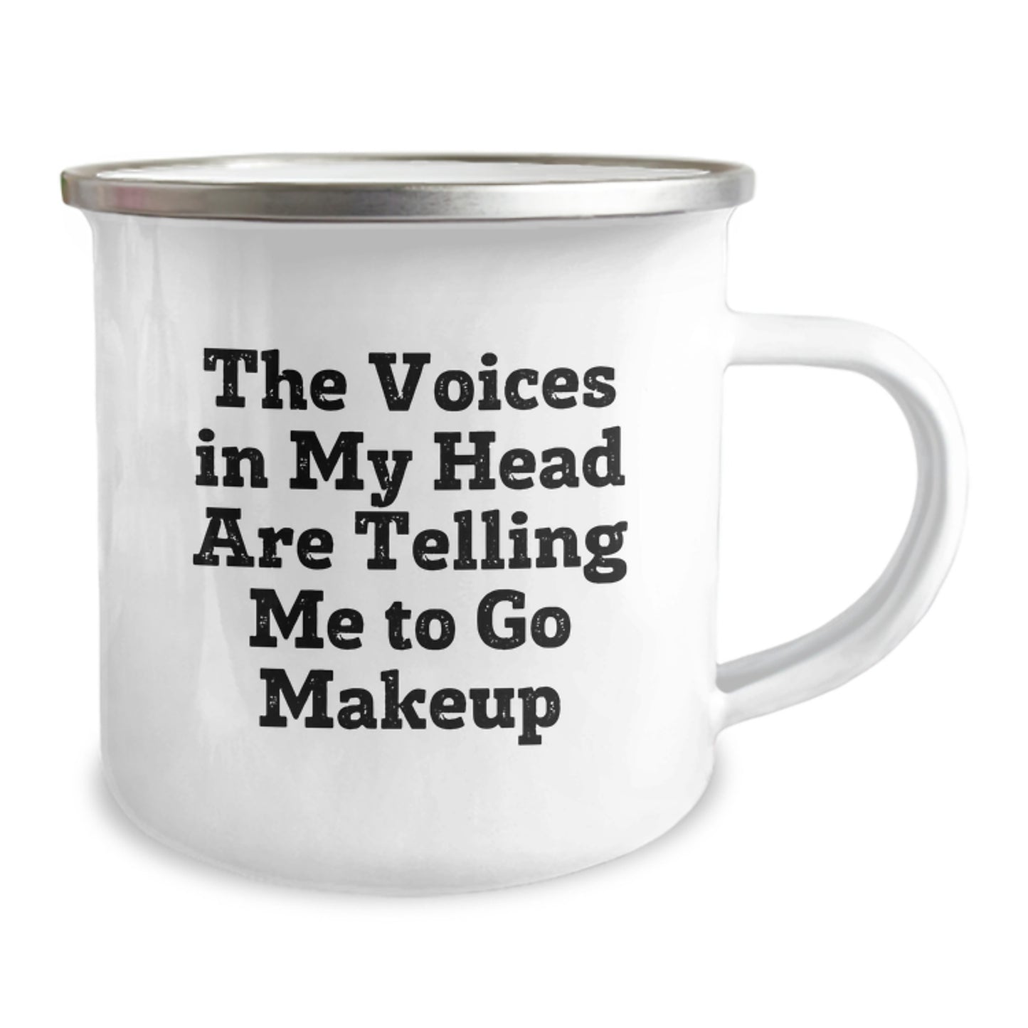 Funny Makeup Gift for Makeup Lovers, 'The Voices In My Head Are Telling Me To Go Makeup' Design Christmas Unique Gifts from Friends to Family - Image 2