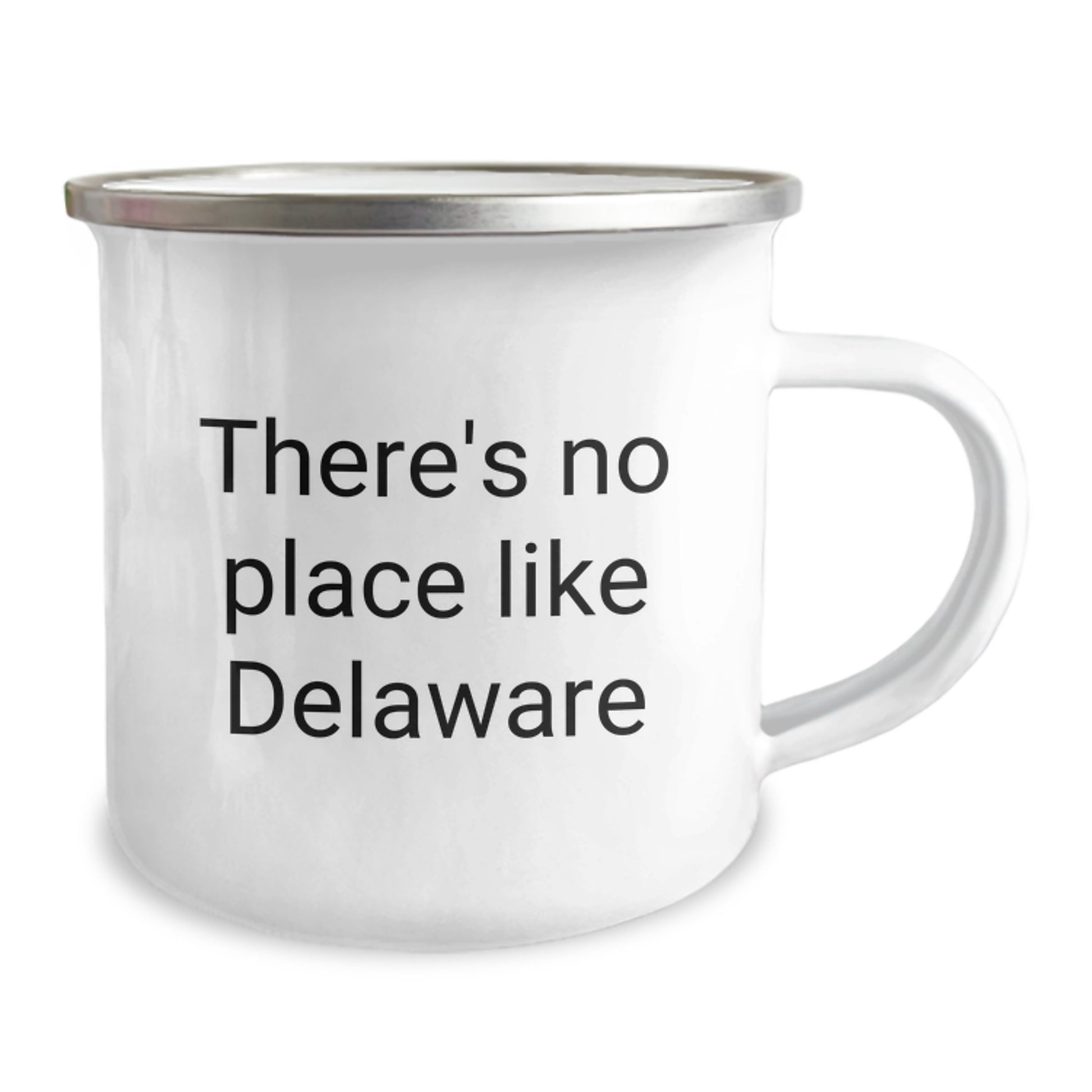 Funny Delaware Gifts for Men or Women - Camping Mug with Quote 'There's No Place Like Delaware' - Birthday Unique Gifts from Friends or Family - Image 2
