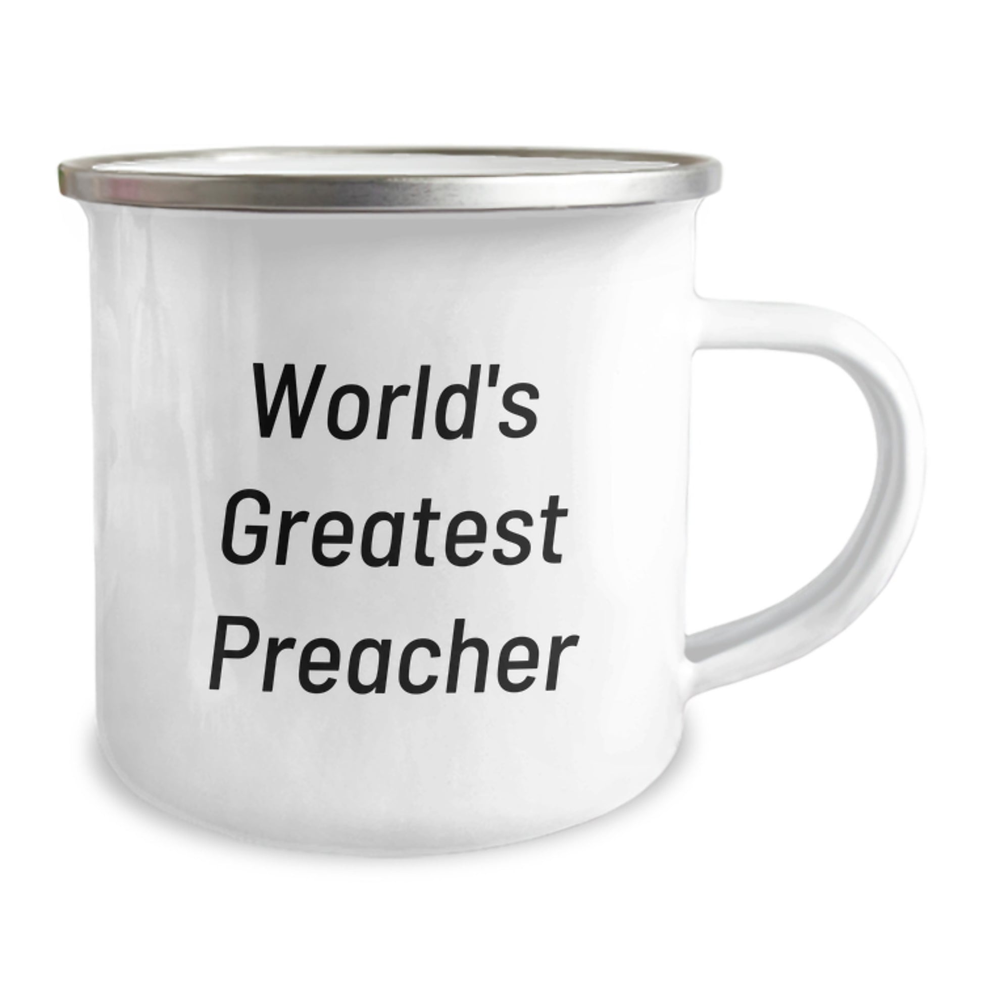 Funny Preacher Gifts from Men for World's Greatest Preacher Camping Mug, Perfect for Father's Day Unique Gifts - Image 2