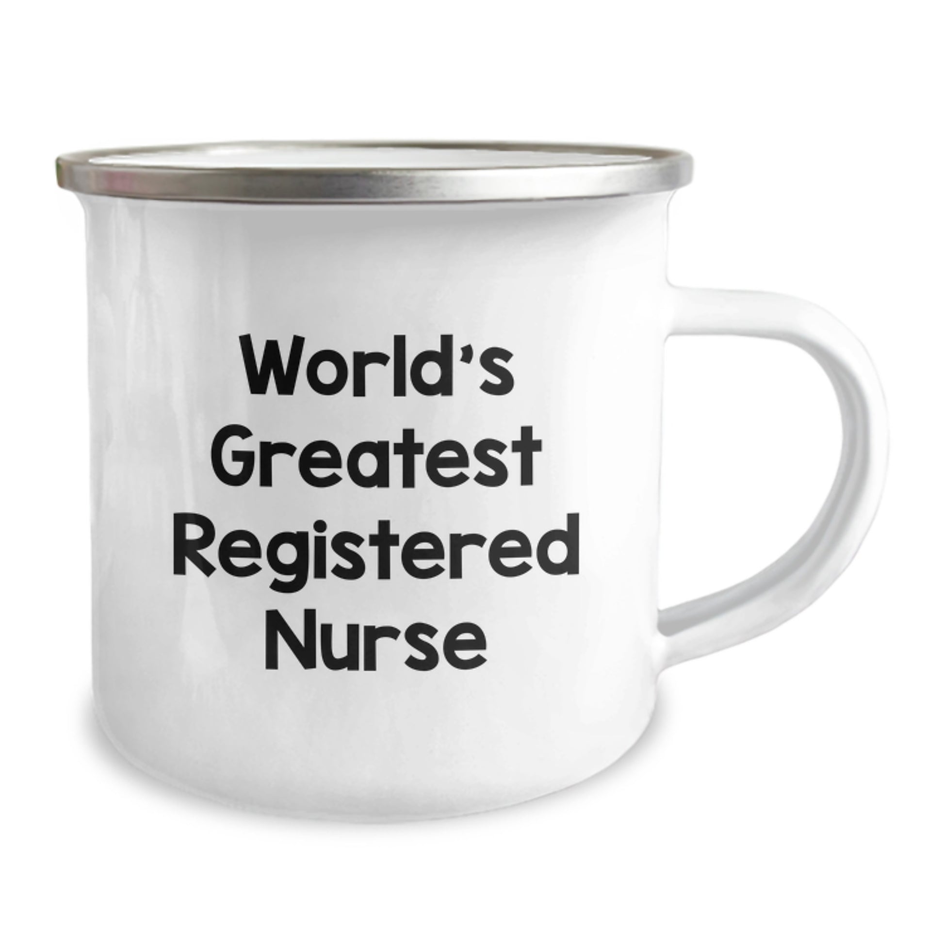 Funny Registered Nurse Gifts, World's Greatest Registered Nurse Camping Mug, Mother's Day Unique Gifts for Registered Nurses from Family - Image 2