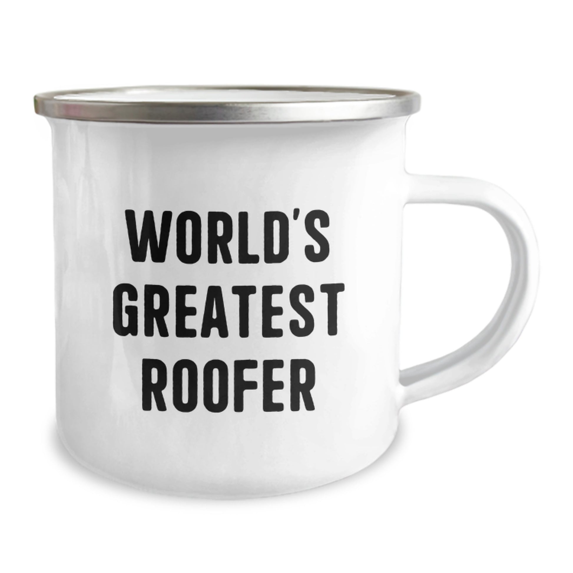 Funny Roofer Gifts for Mom, World's Greatest Roofer Stainless Steel Camping Mug, Unique Mother's Day Present from Husband or Family - Image 2