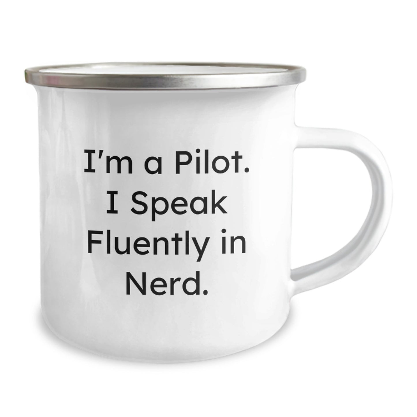 Funny Pilot Gifts for Men - 'I Speak Fluently In genius' Christmas Unique Gifts from Friends to Pilot Lover - Image 2
