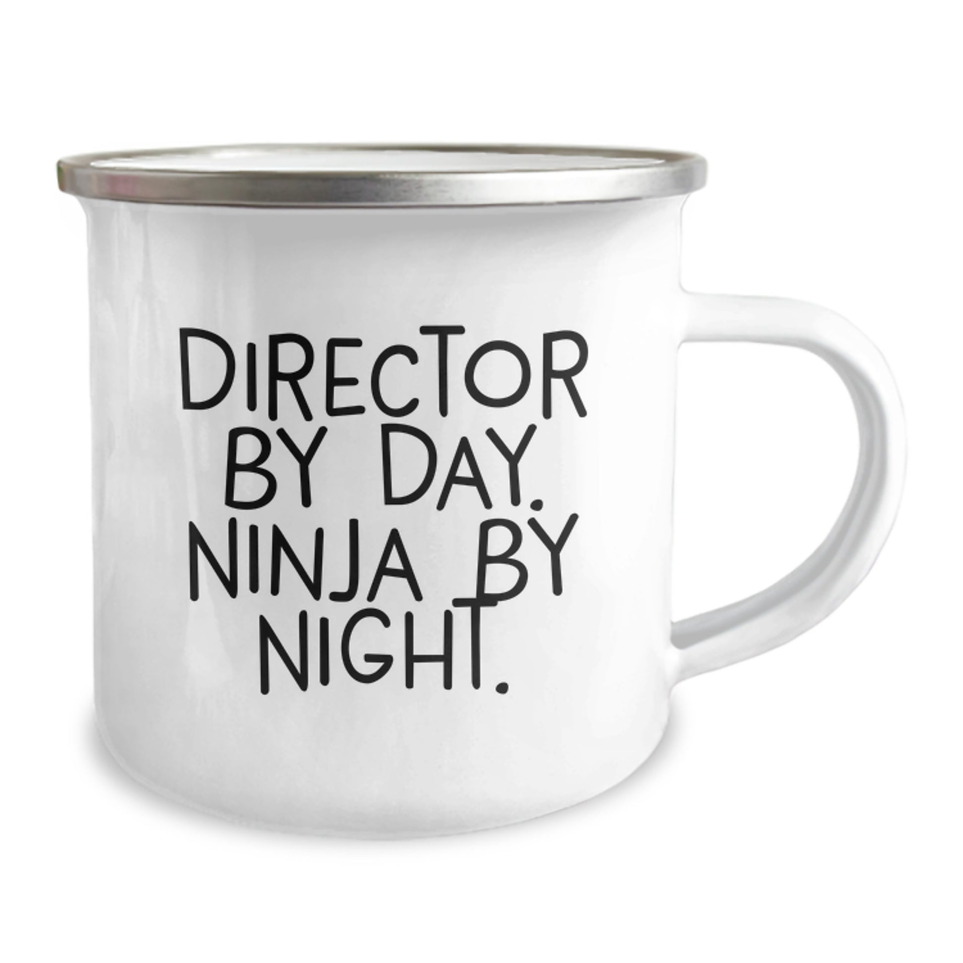 Funny Director Gifts from Friends for Director Lover - 'Director By Day. Ninja By Night.' Camping Mug - Christmas Unique Gifts - Image 2