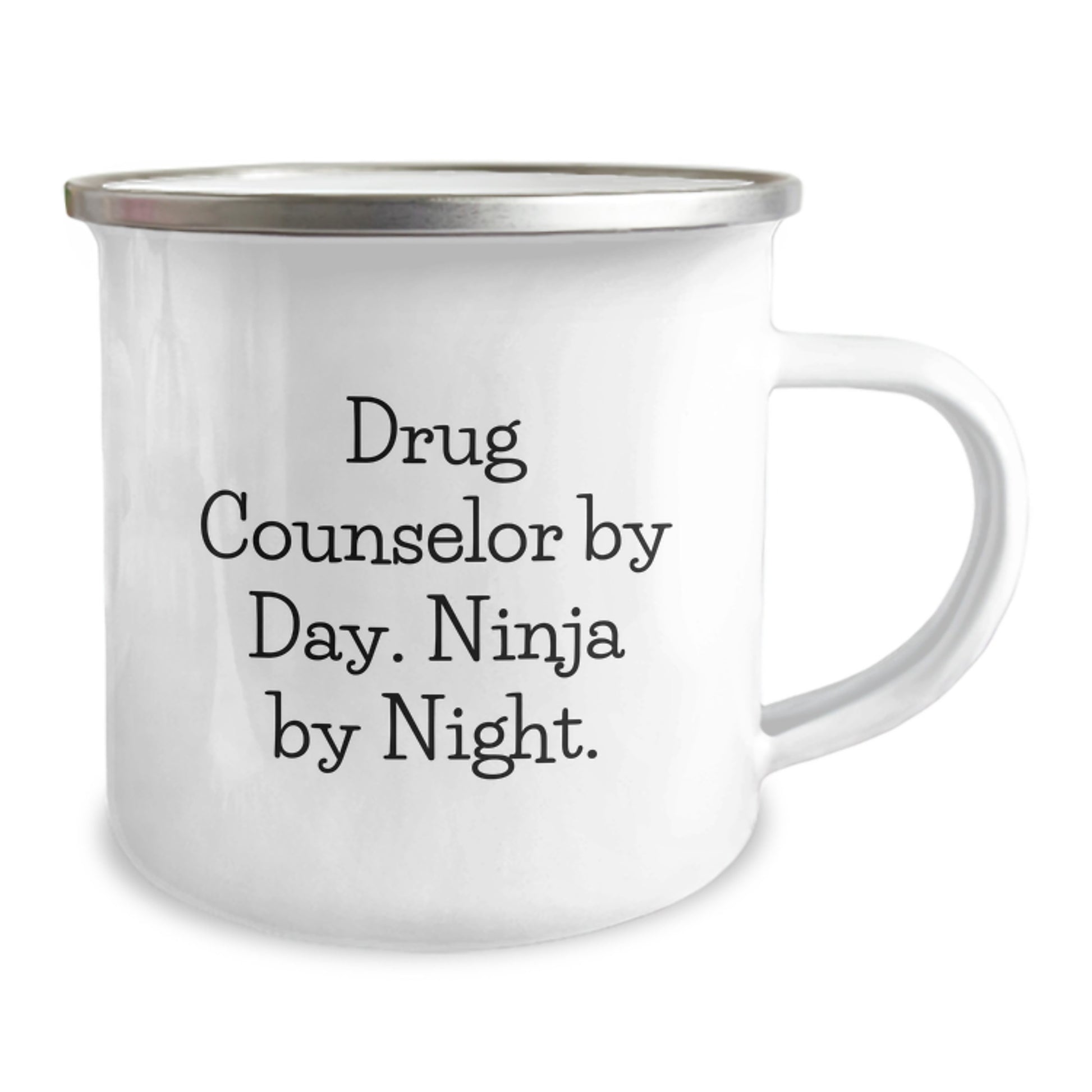 Gifts from Friends and Family for Drug Counselor By Day Ninja By Night - Inspirational Camping Mug, Graduation Unique Gifts - Image 2