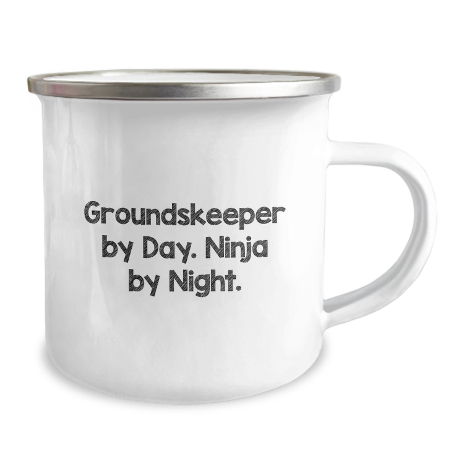 Funny groundskeeper Gifts, Birthday Unique Mugs for groundskeeper By Day. Ninja By Night. Camping Lovers, Gifts from Friends, Family, Coworkers to groundskeeper Men, Women - Image 2