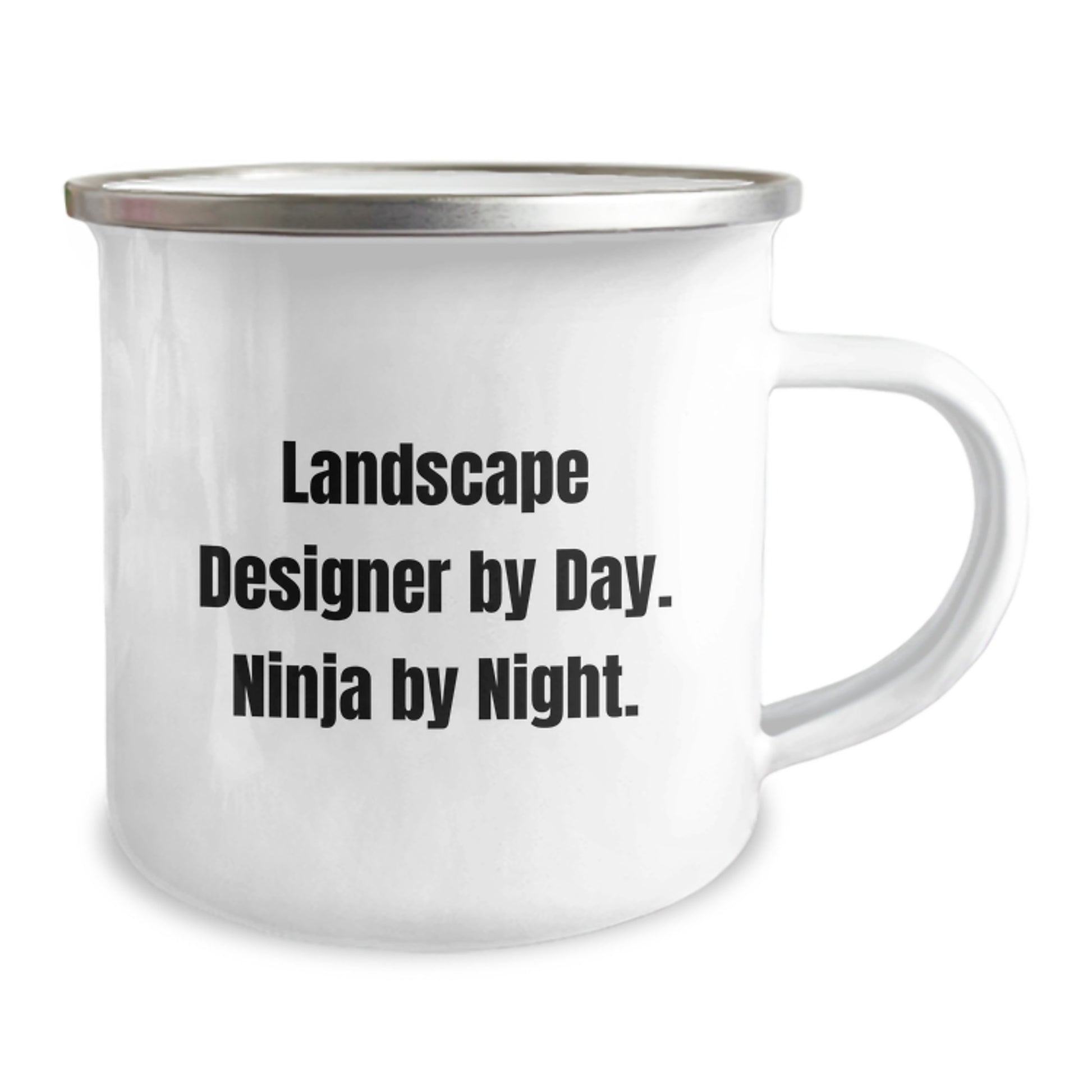 Landscape Designer Gifts, Funny Mugs for Graduation, Gifts from Friends for Landscape Designer By Day. Ninja By Night. - Image 2