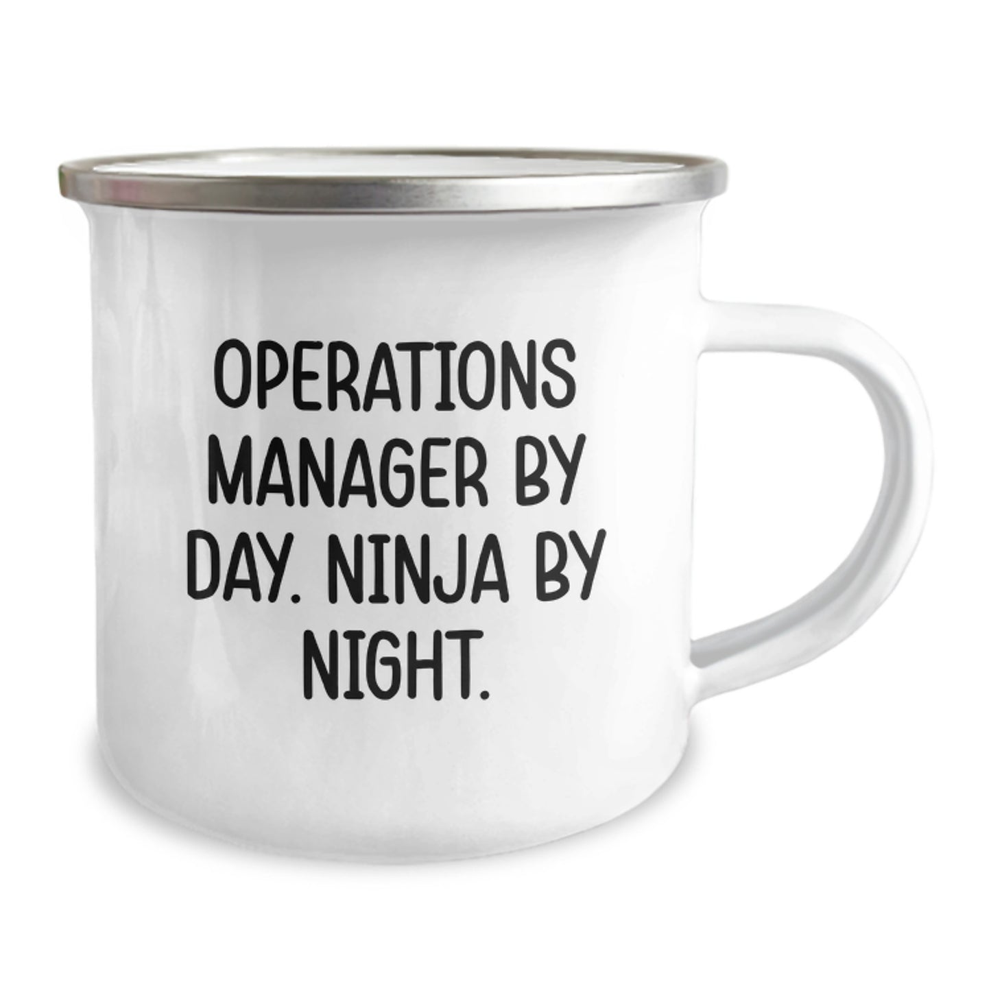 Operations Manager Gifts, Funny Inspirational Quote, 12 oz Camping Mug for Birthday, Gifts from Friends, Gifts for Operations Manager - Image 2