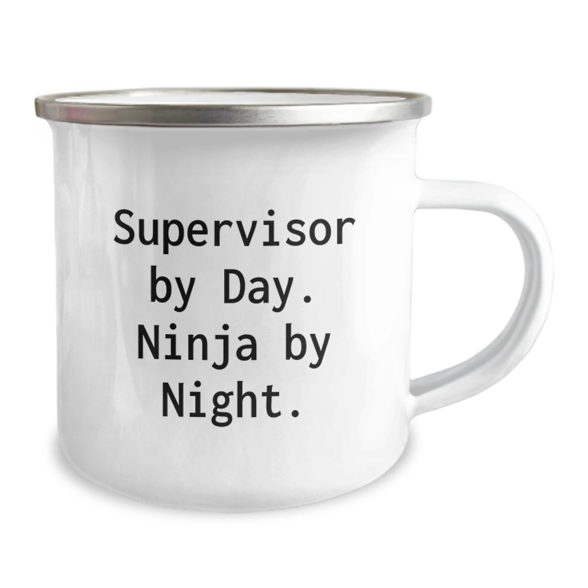 Funny Supervisor Gift, Christmas Unique Office Mugs for Supervisor By Day Ninja By Night Lover, Camping Mug for Supervisor Friends Family - Image 2