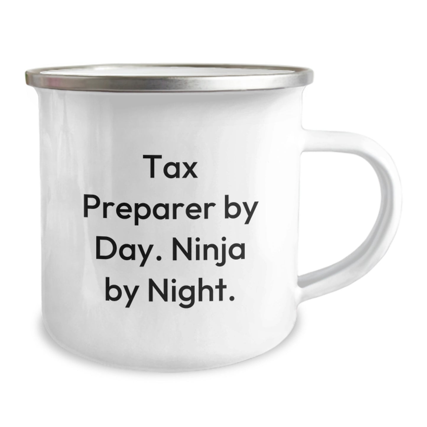 Tax Preparer Gifts from Friends, Funny Camping Mug for Tax Preparer By Day Ninja By Night, Christmas Unique Gifts for Men - Image 2