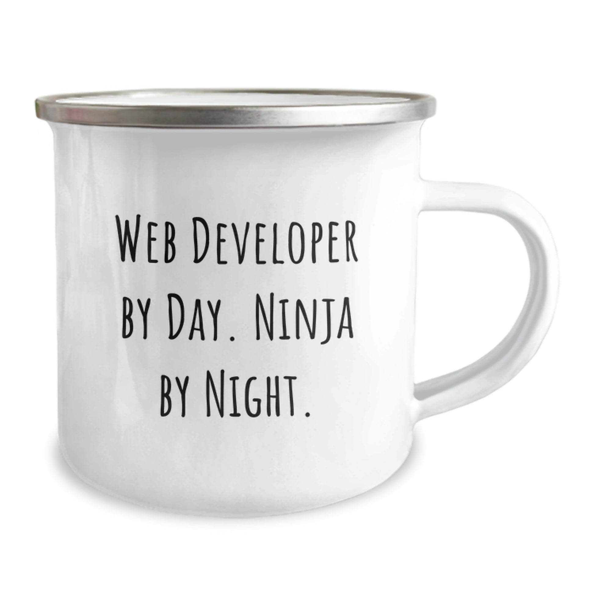 Web Developer Gifts from Friends, Funny Camping Mug Quote, Birthday Unique Presents for Men - Image 2