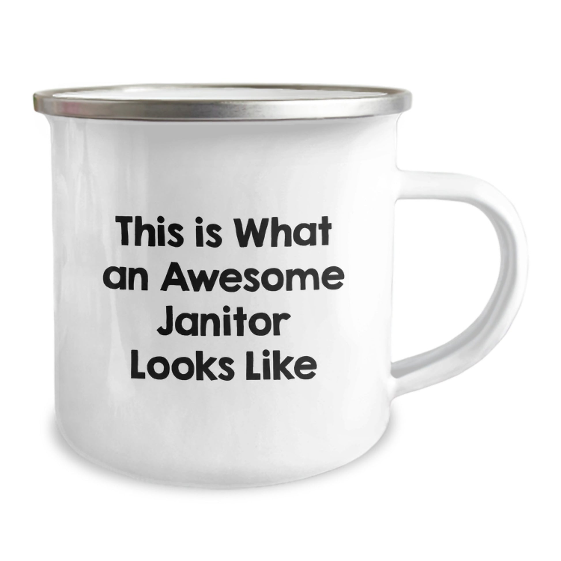 Funny Janitor Gifts from Men for Awesome Janitors - Christmas Unique Janitor Mugs, Camping Mug with This Is What An Awesome Janitor Looks Like Quote - Image 2