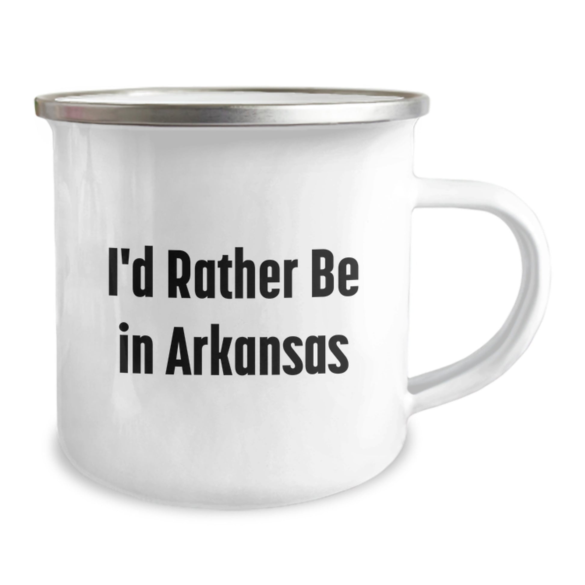 Funny Arkansas Camping Mug Gift for Friends from I'd Rather Be In Arkansas Quote, Birthday Unique Gifts for Men or Women - Image 2