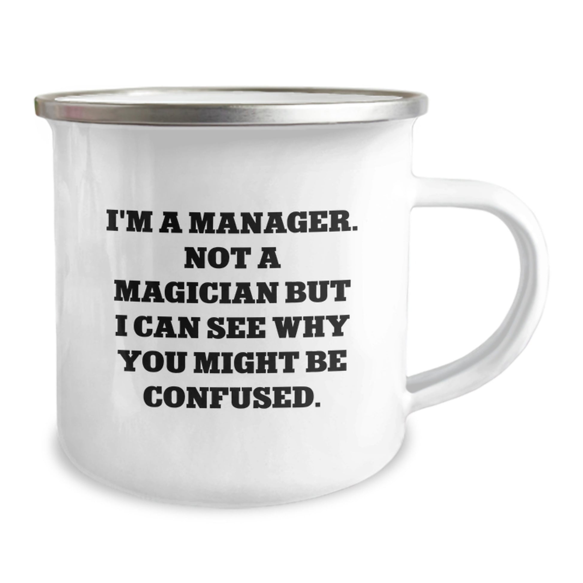 Manager's Camping Mug, Funny Quote, Birthday Unique Gift for Men from Friends, Unique Gift Ideas for Coworkers - Image 2