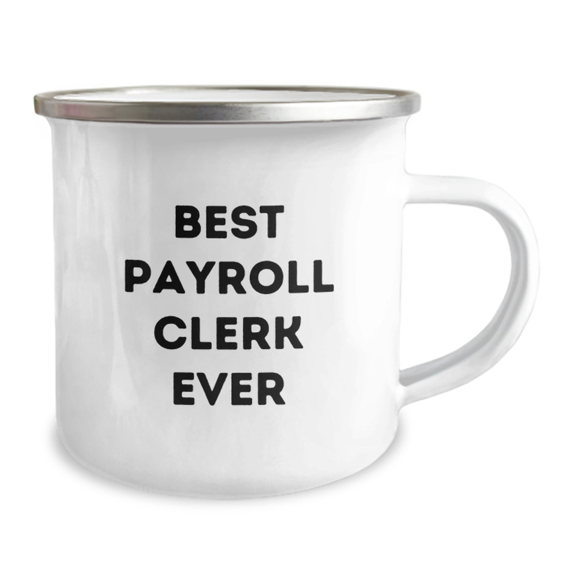 Funny Payroll Clerk Gifts for Men, Best Payroll Clerk Ever Inspirational Camping Mug, Christmas Unique Presents for Coworkers - Image 2