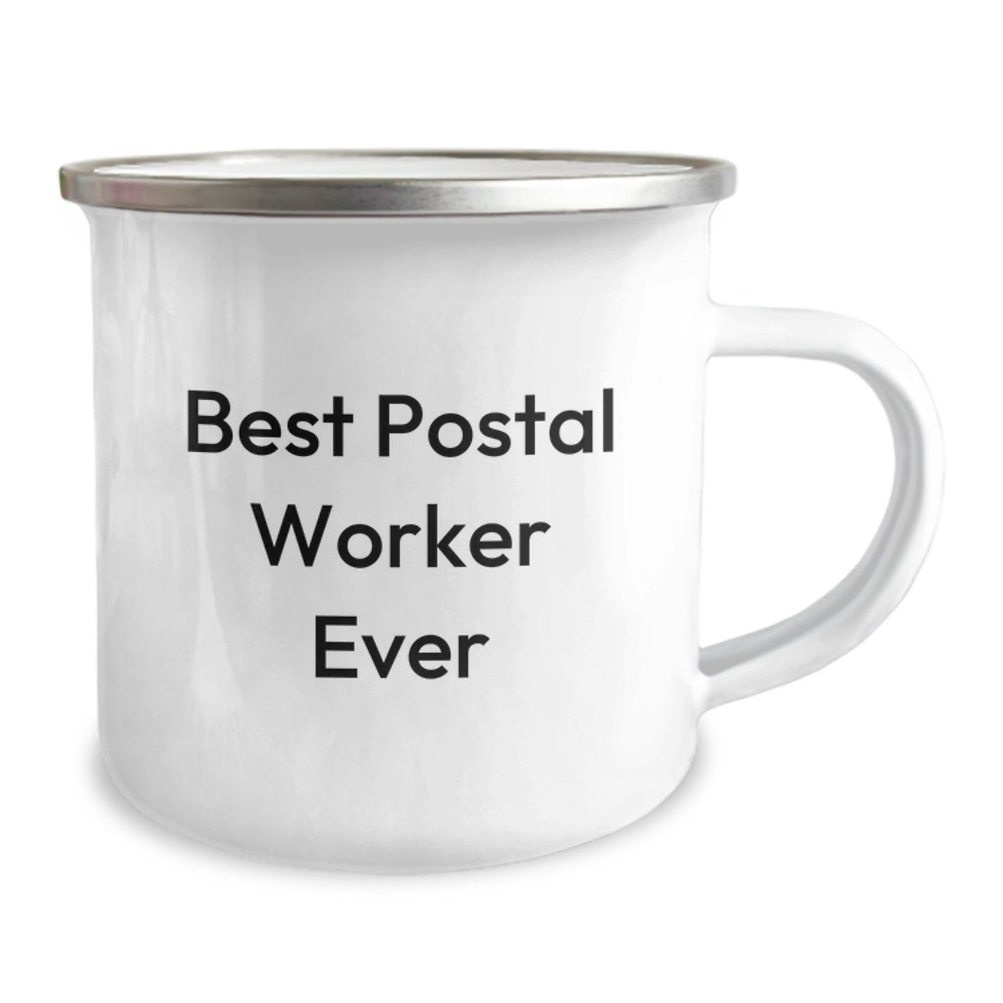 Funny Gifts for Men, Best Postal Worker Ever, Unforgettable Camping Mug for Birthday - Image 2