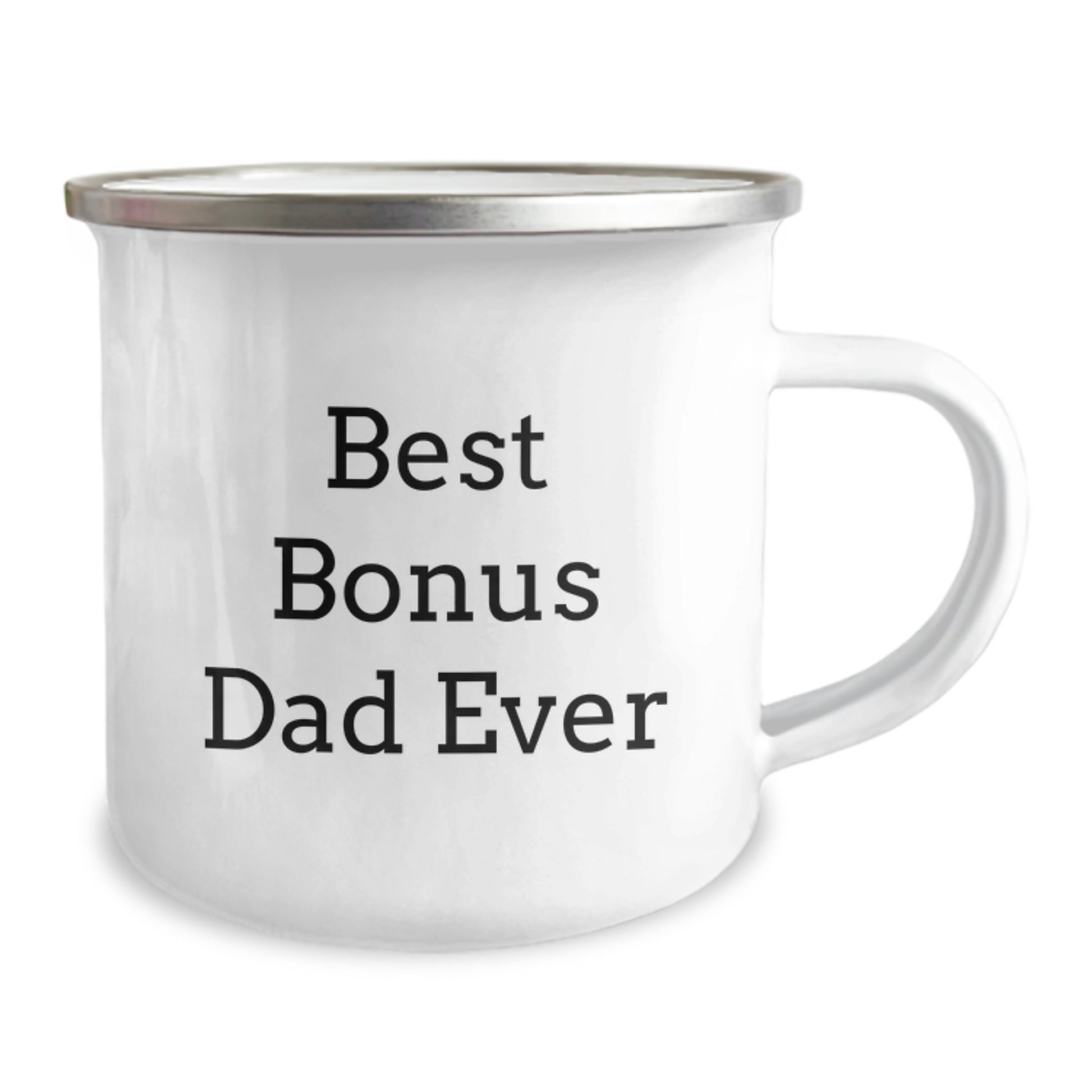 Funny Bonus Dad Gifts, Best Bonus Dad Ever Camping Mug, Christmas Unique Gifts from Family to Men, Funny Bonus Dad Mugs for Him - Image 2