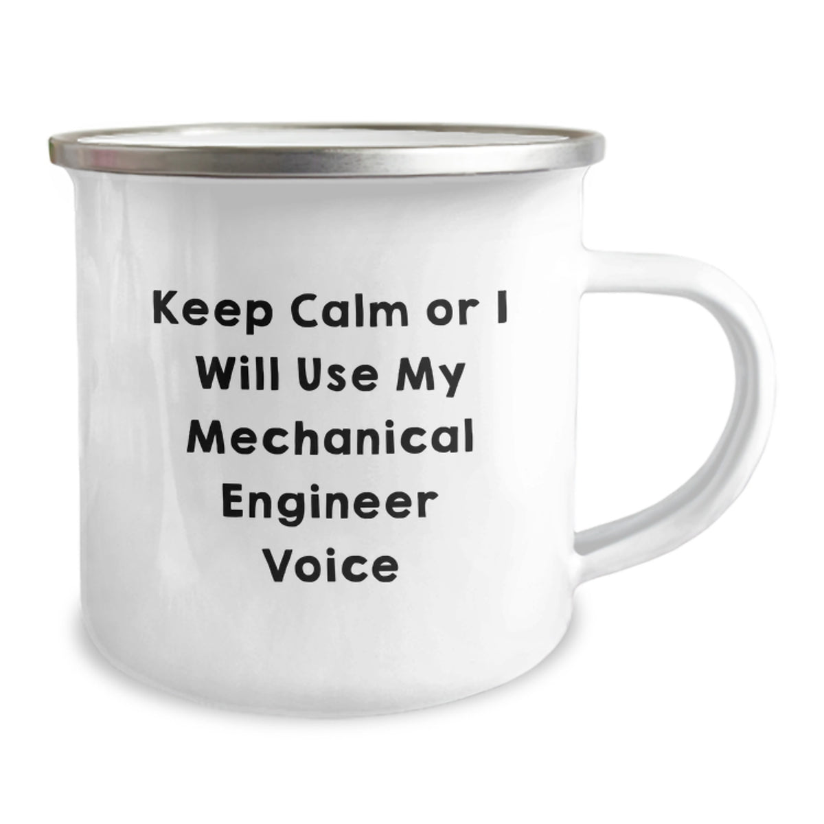 Funny Mechanical Engineer Gifts for Men - Keep Calm or I Will Use My Mechanical Engineer Voice, Unique Graduation Unique Gifts for Mechanical Engineer Friends, Stainless Steel Camping Mug - Image 2