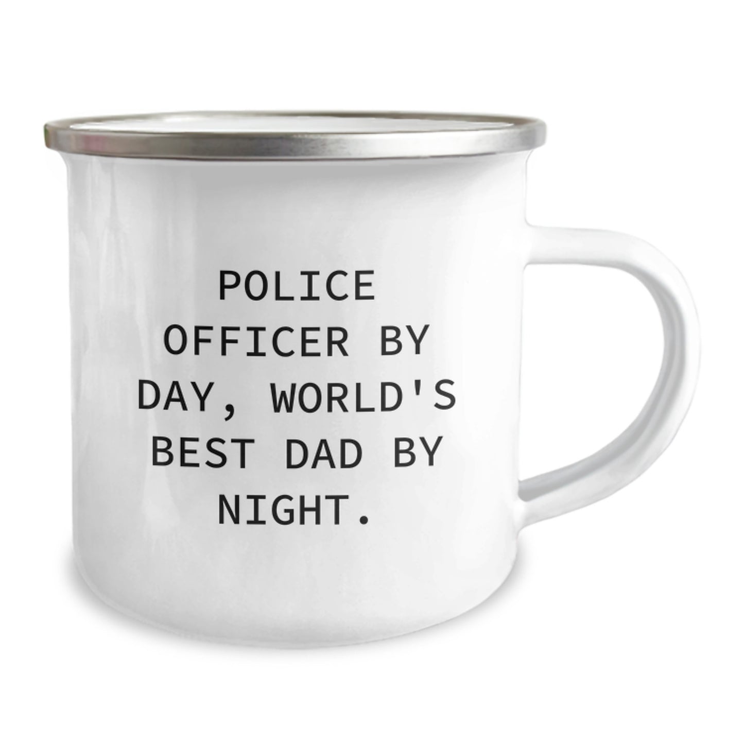 Police Officer Gifts, Funny Quote, Camping Mug for Graduation - Gifts from Friends and Family for Men, Unique Graduation Unique Gifts - Image 2