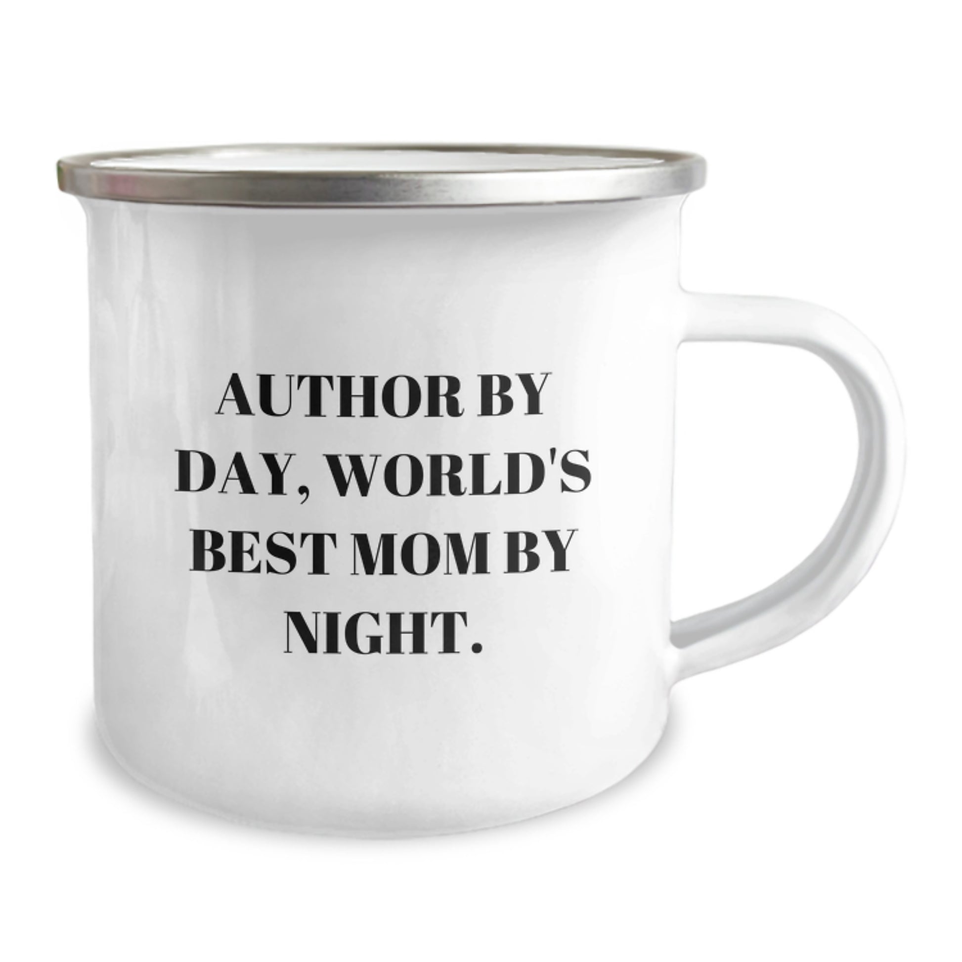 Author Gifts for Men - Funny Camping Mug for Authors, By Day a Writer, World's Best Mom By Night - Gift Ideas for Christmas - Image 2