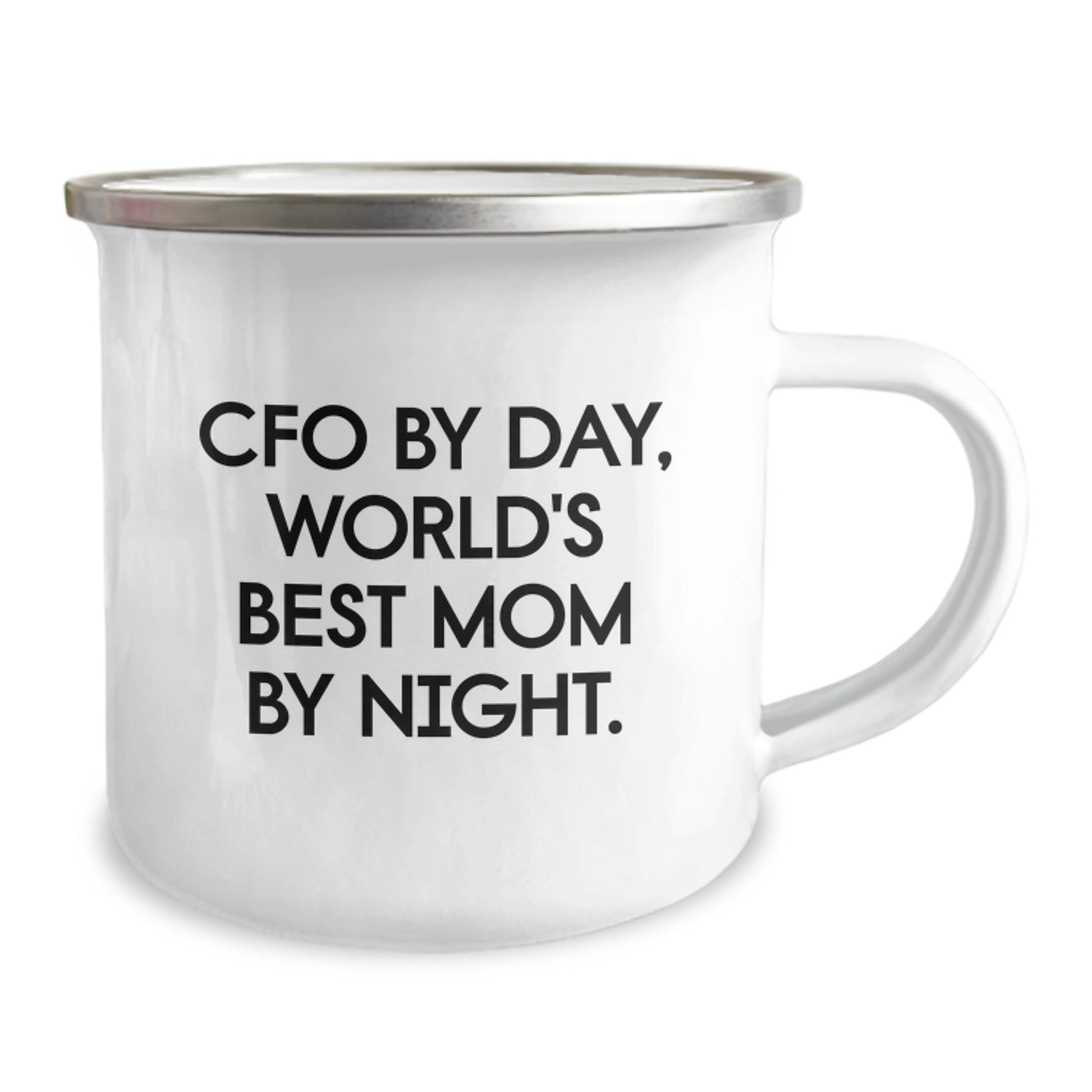 Funny CFO Gifts for Men CFO By Day, 'World's Best Mom By Night', Camping Mug, Christmas Unique Gifts from Friends Family - Image 2