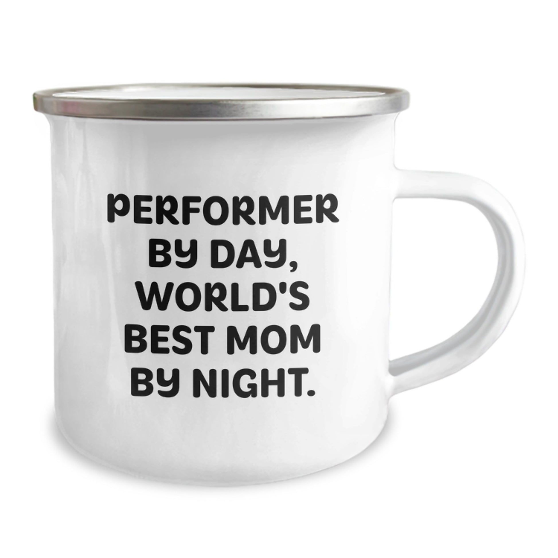 Funny Performer Gifts from Mom for Performer By Day World's Best Mom By Night Camping Mug Christmas Unique Gift - Image 2