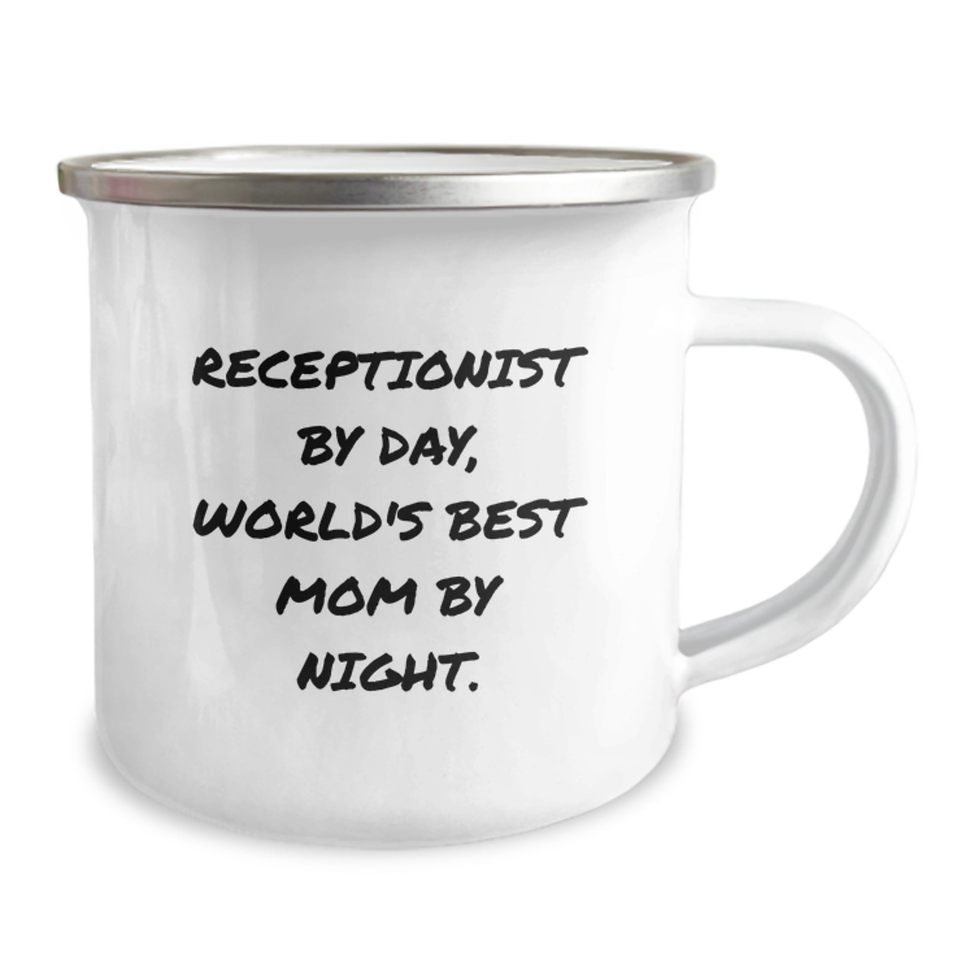 Receptionist Gifts, Funny Quote, Camping Mug, Birthday Unique Gifts from Friends, Gifts for Receptionist - Image 2