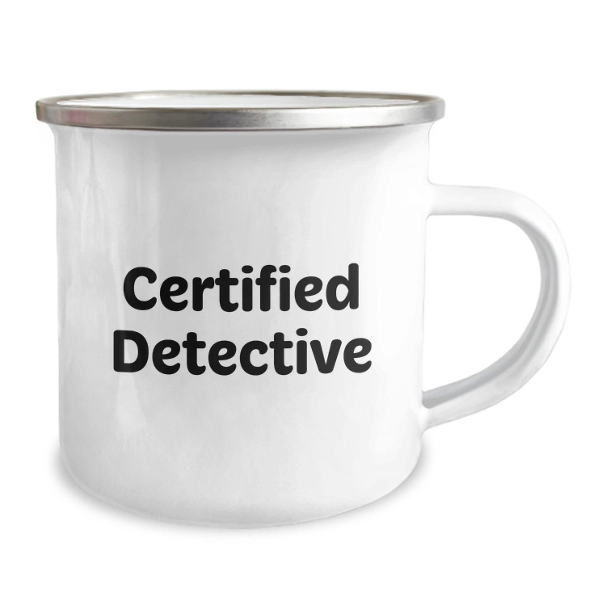Funny Detective Gifts from Friends for Men Graduation Unique Camping Mug, 'You're a Detective, Now You're a Grad, Keep Solving'! - Image 2