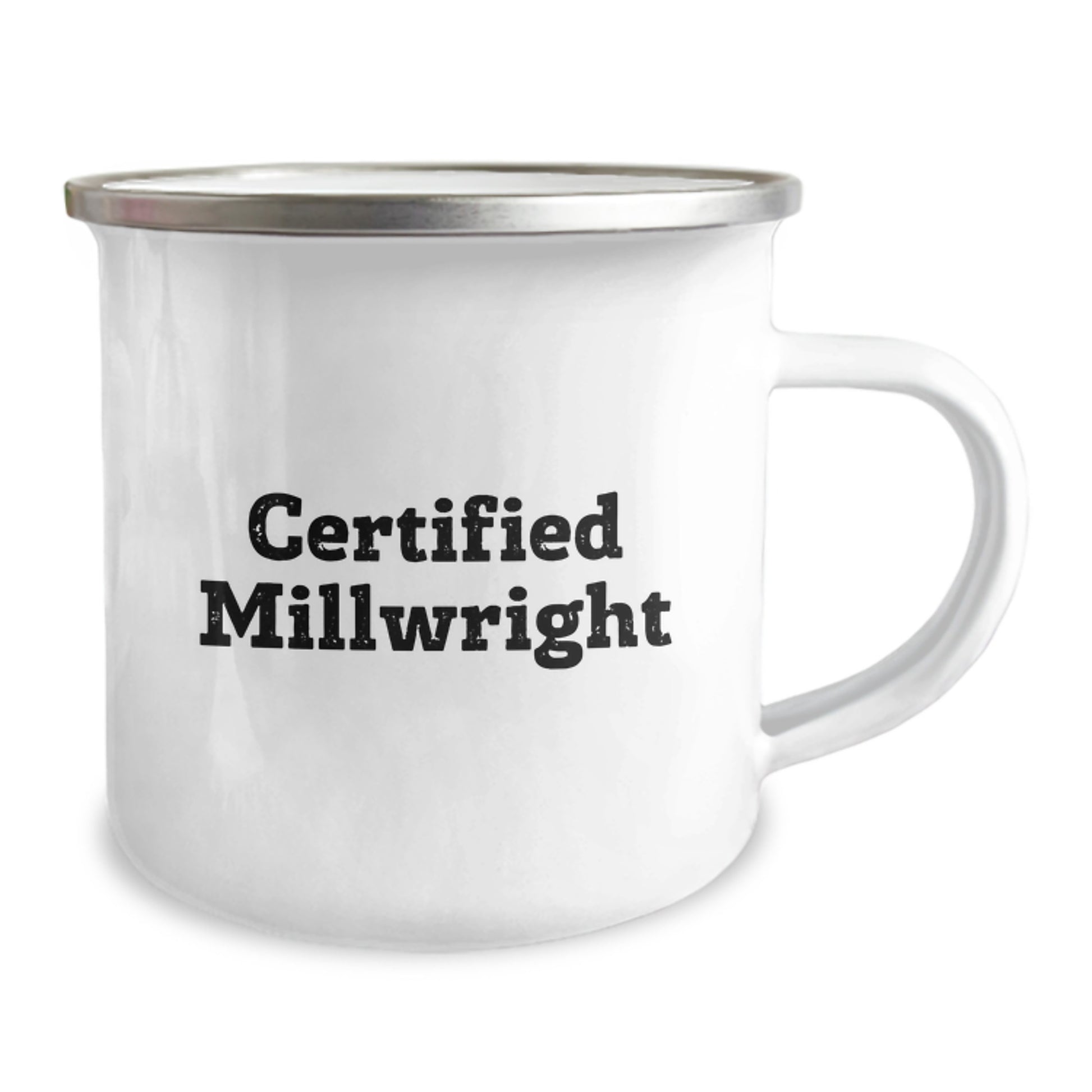 Funny Millwright Gifts from Friends, Birthday Unique Gifts for Him, Funny Certified Millwright Camping Mug - Image 2