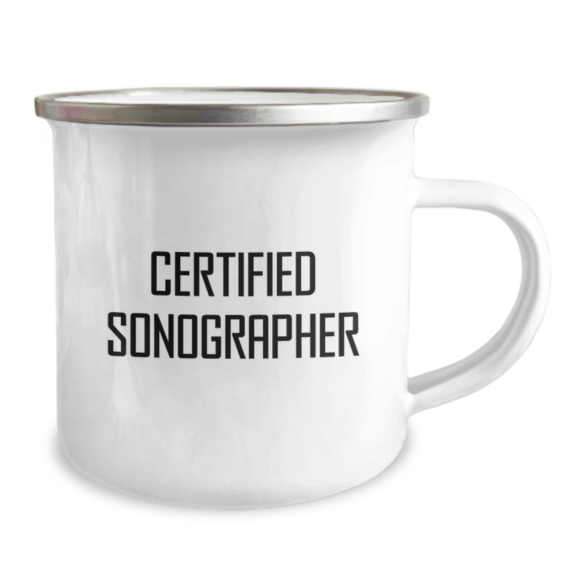 Funny Certified Sonographer Gifts from Friends Birthday Unique Gifts for Men Sonographer Camping Mug - Image 2