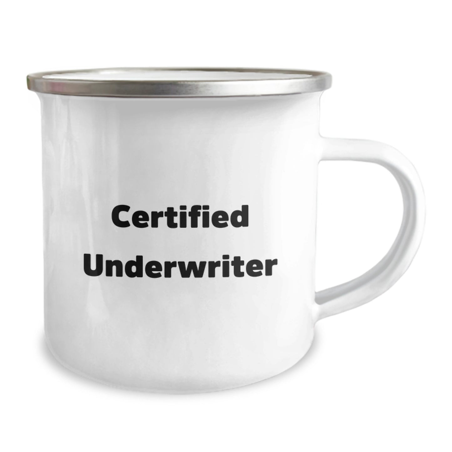 Funny Underwriter Gifts from Friends, Birthday Unique Gifts for Men Underwriter, Camping Mug Quote - Certified Underwriter, Funny Underwriter - Image 2
