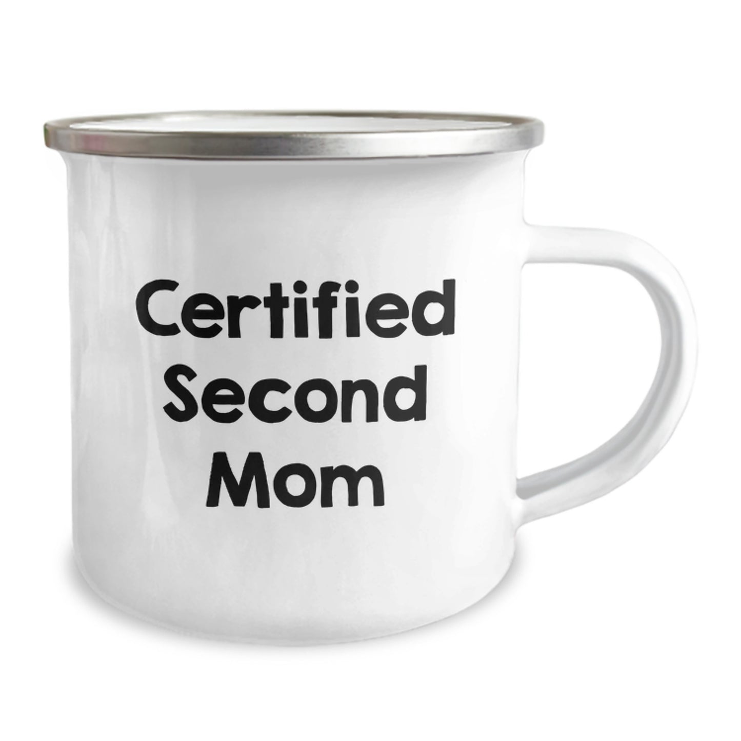Funny Second Mom Gifts for Her from Family, Unique Valentine's Unique Gifts for Second Mom Camping Mug - Image 2