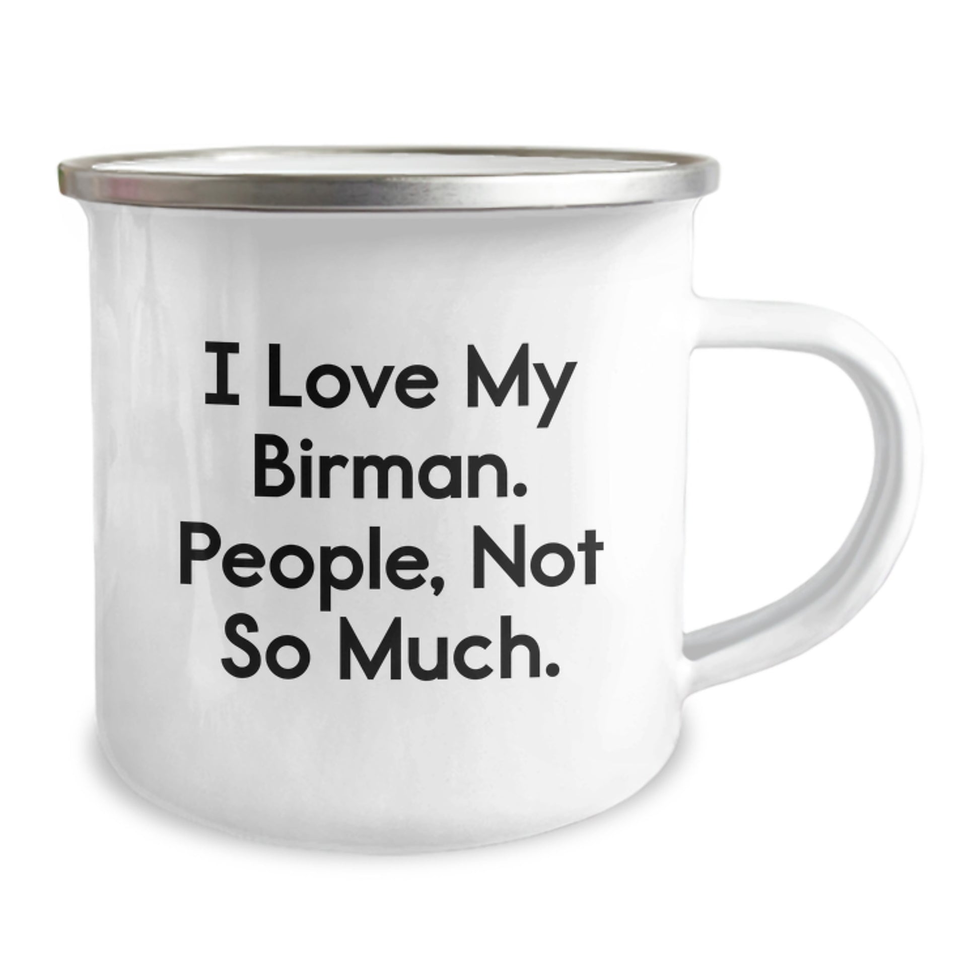 Gifts from Friends for My Birman Cat Lover - Funny Birman Cat Camping Mug, Birthday Unique Gifts for Cat Lovers - Image 2